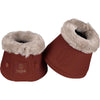 Eskadron Stivaletti a Campana Heritage Faux Leather Faux Fur Merlot