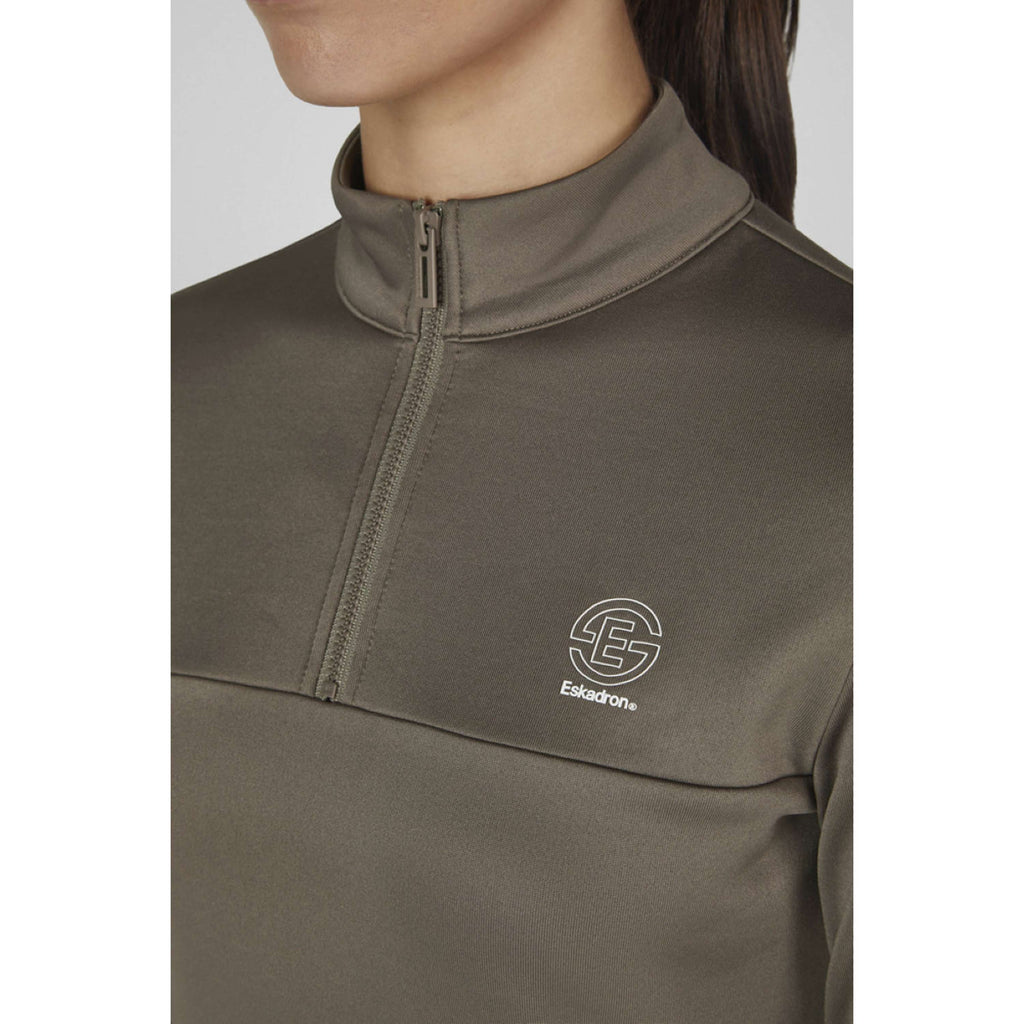 Eskadron Maglia Dynamics Half-Zip Powdertaupe