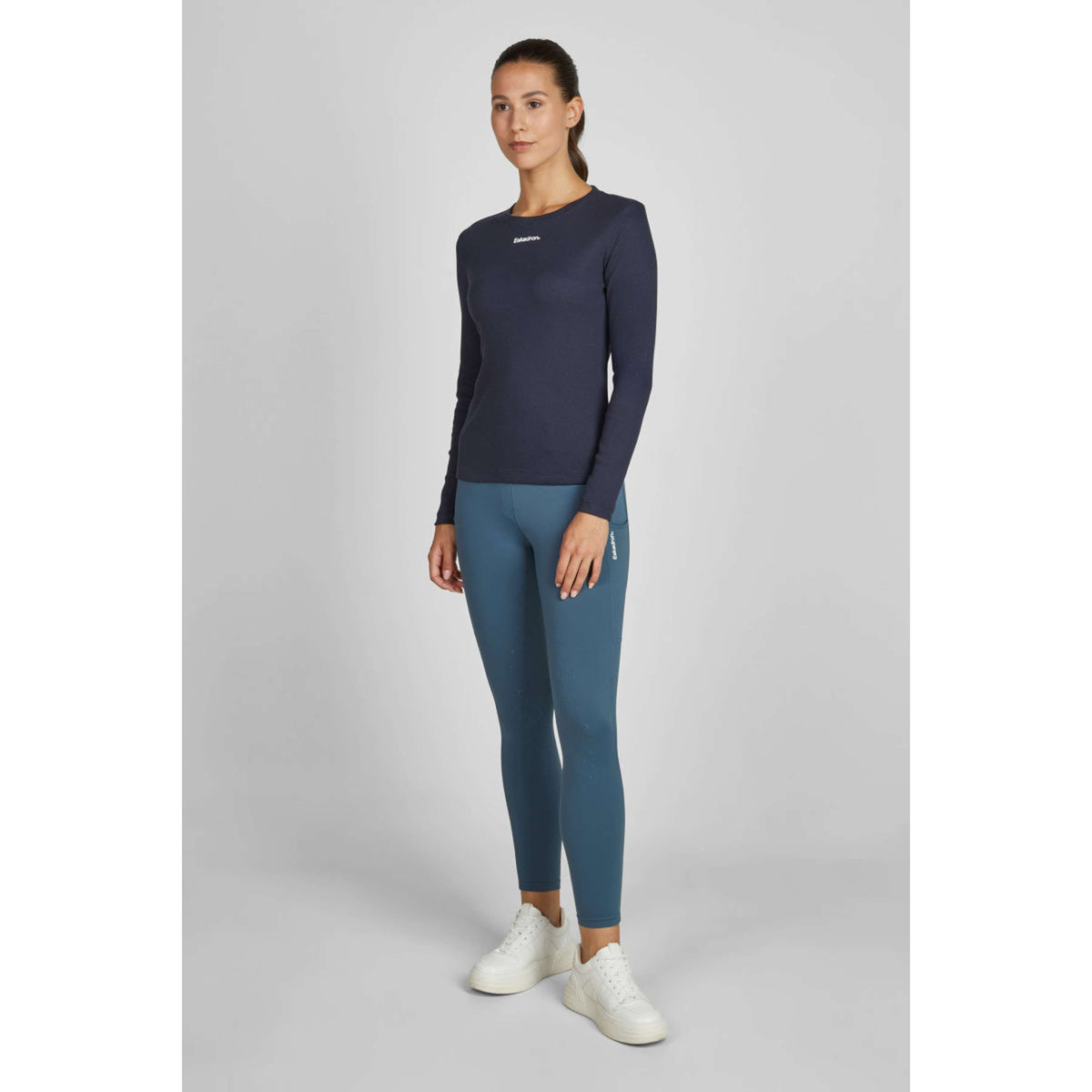Eskadron Maglia a Maniche Lunghe Classic Sports Rib Navy