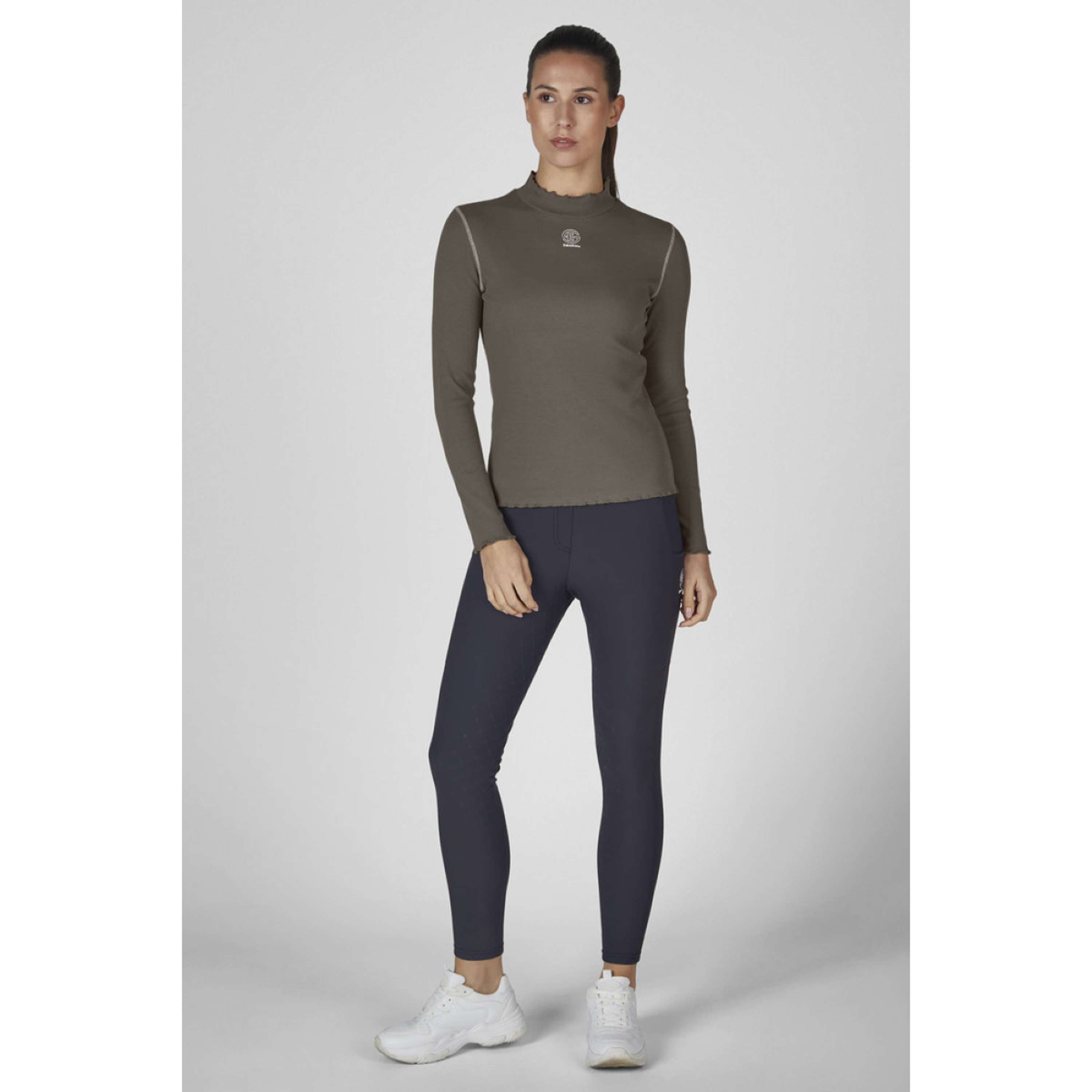Eskadron Maglia Dynamics Turtleneck Rib Powdertaupe