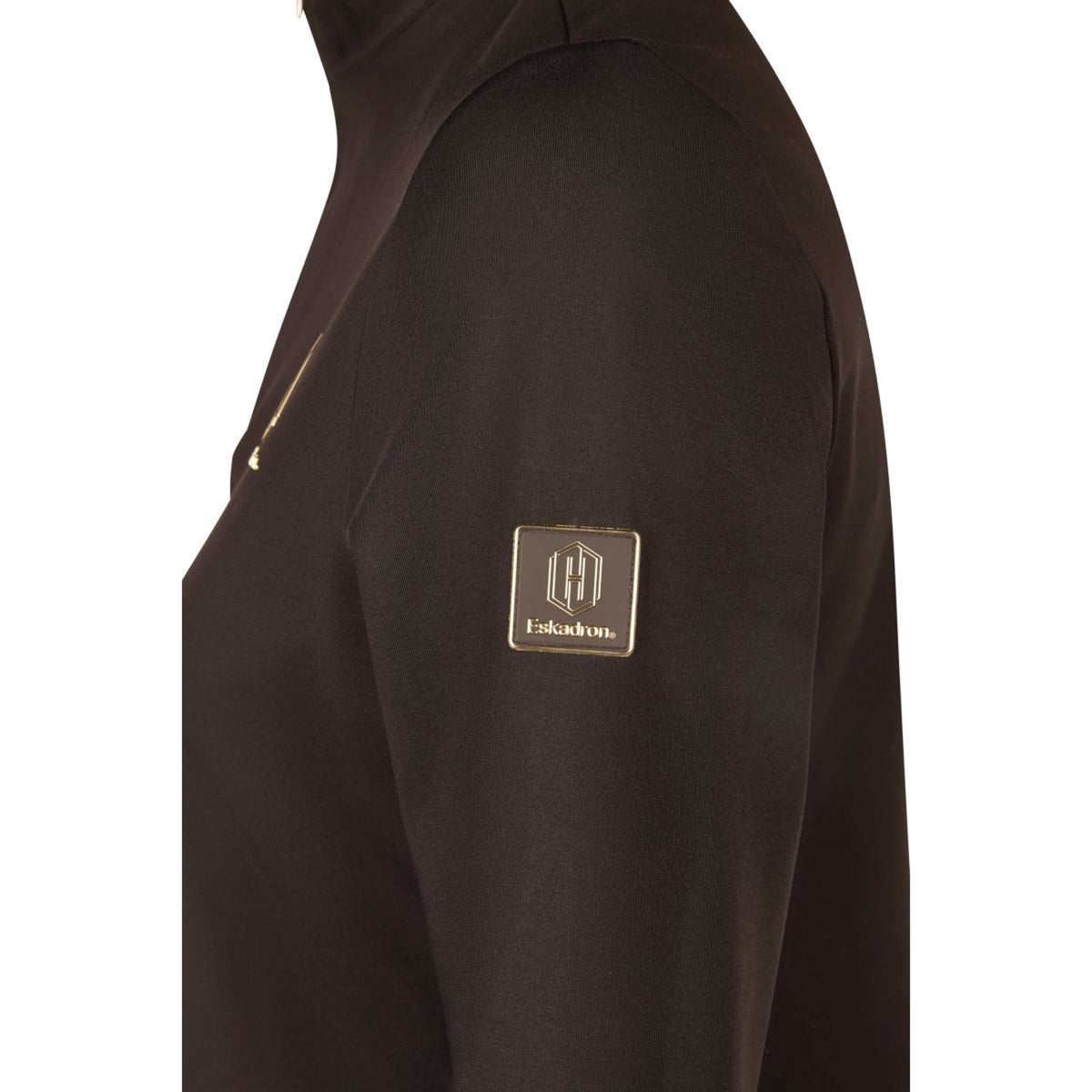 Eskadron Shirt Heritage Half-Zip Black Truffle