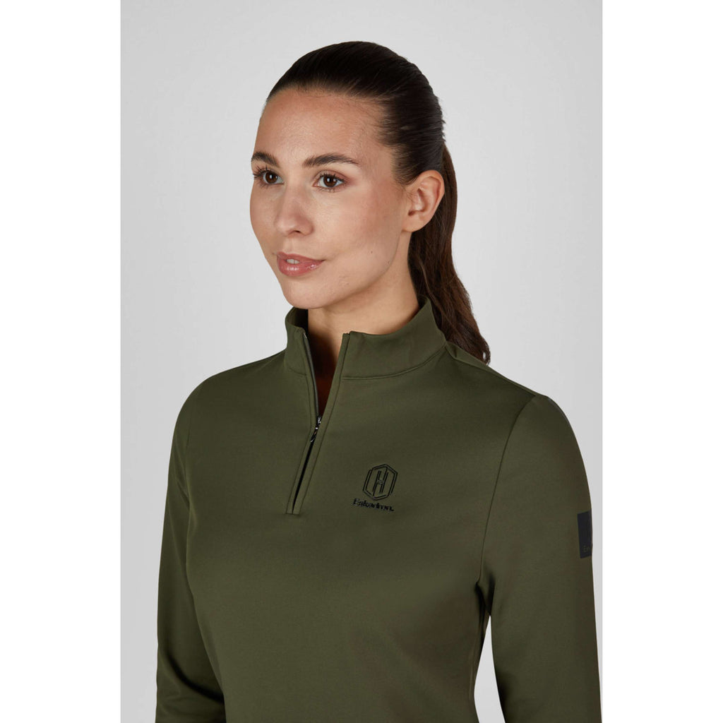 Eskadron Maglia Heritage Half-Zip Deep Moss