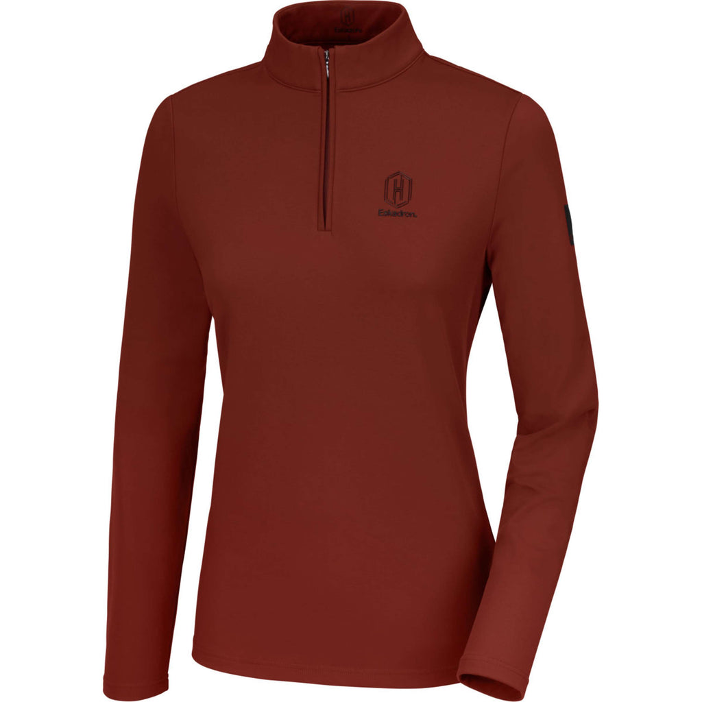 Eskadron Maglia Heritage Half-Zip Merlot