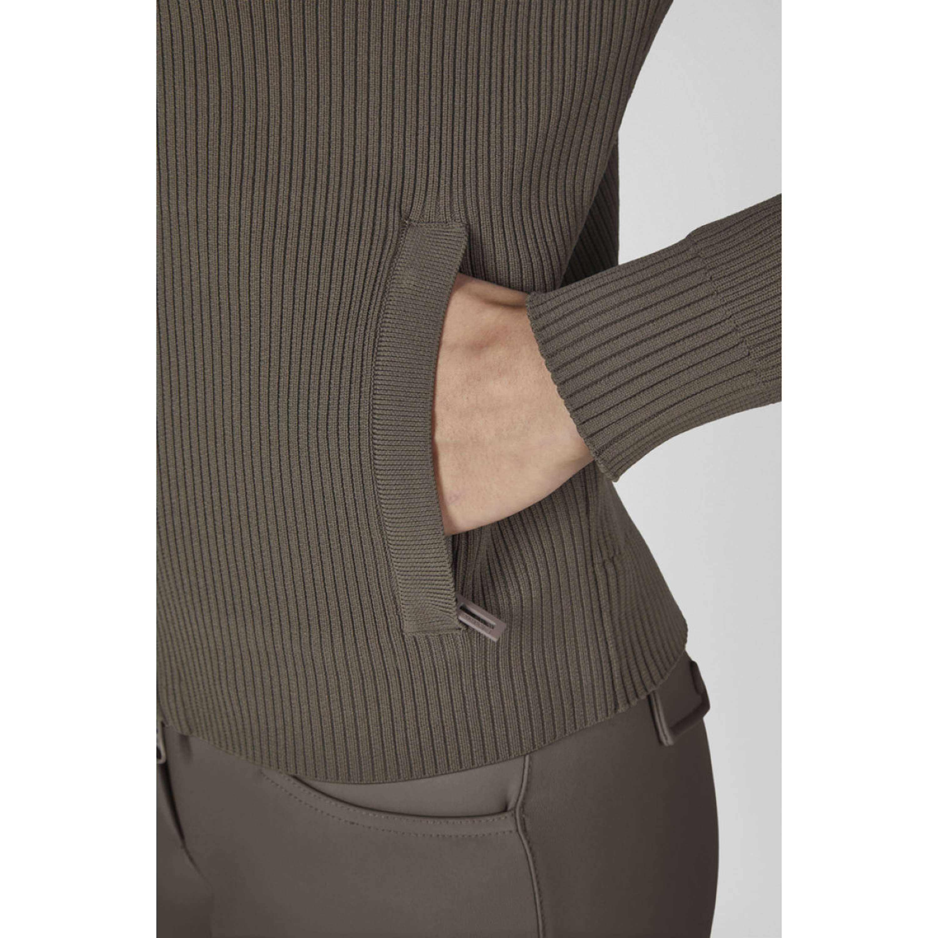 Eskadron Felpa con cappuccio e zip Dynamics Knit Powdertaupe