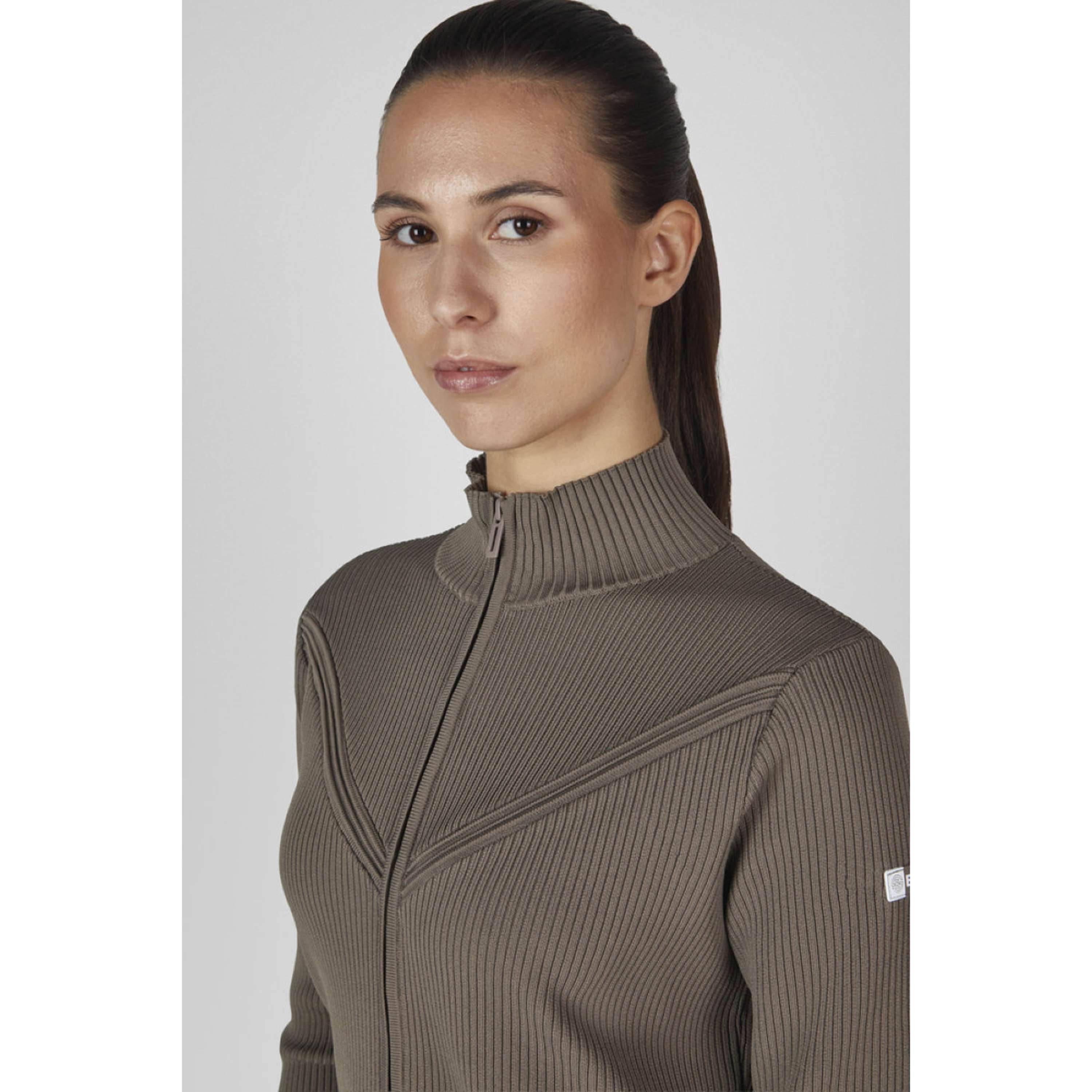 Eskadron Felpa con cappuccio e zip Dynamics Knit Powdertaupe