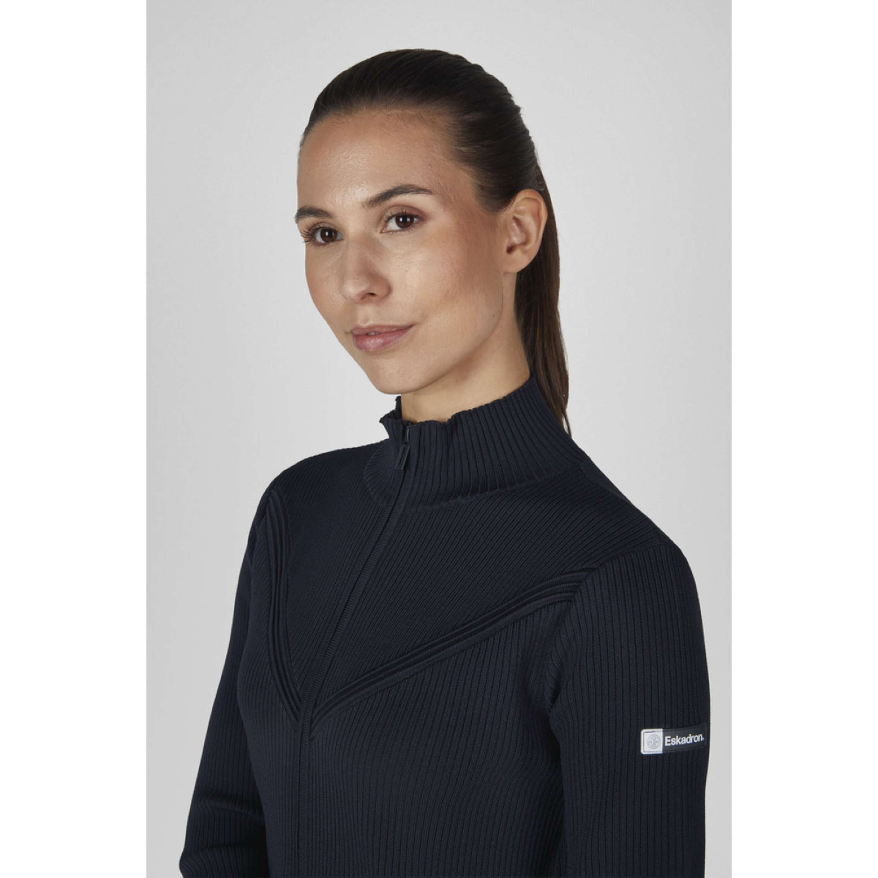 Eskadron Felpa con cappuccio e zip Dynamics Knit Navy
