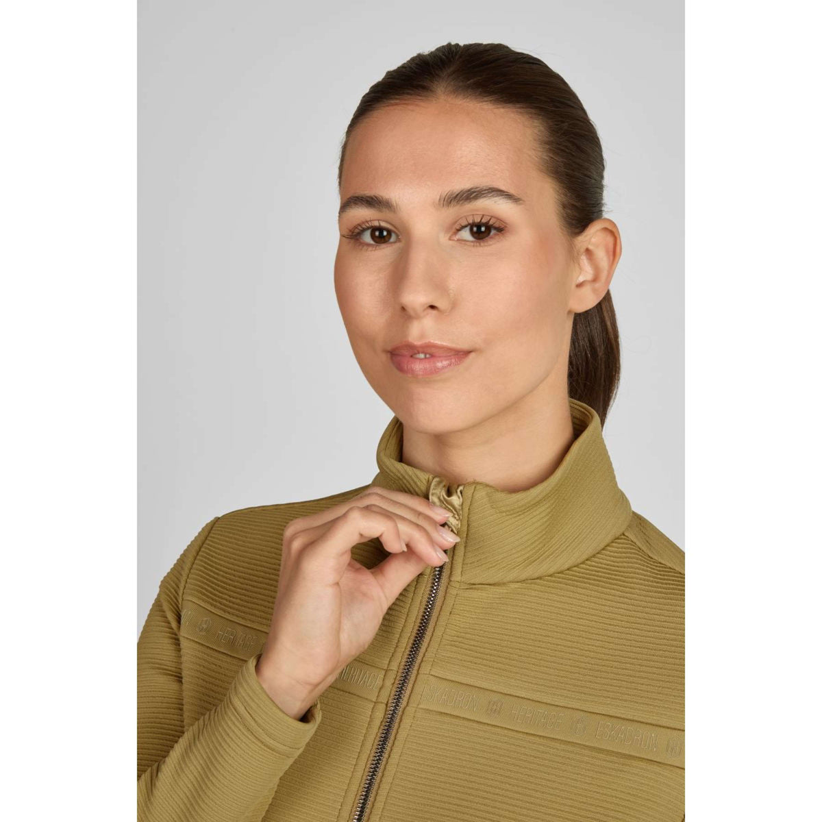 Eskadron Felpa con cappuccio e zip Heritage Cardamom