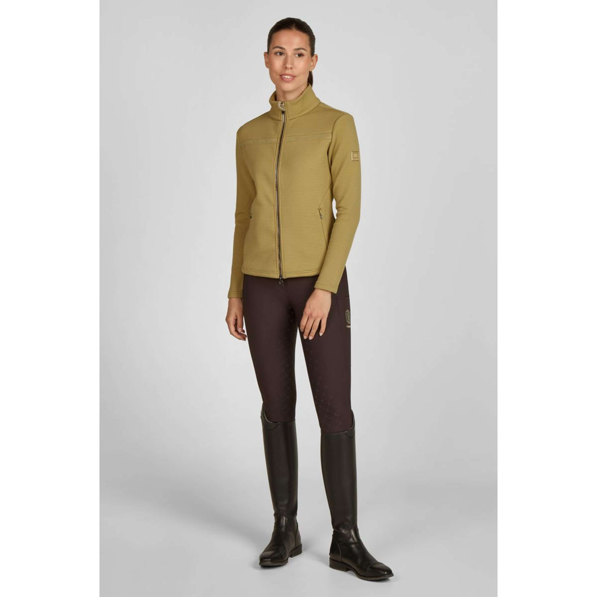 Eskadron Felpa con cappuccio e zip Heritage Cardamom