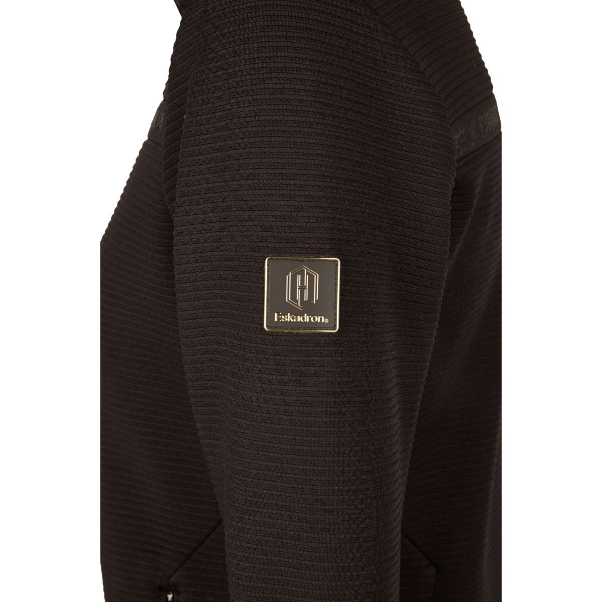 Eskadron Felpa con cappuccio e zip Heritage Black Truffle