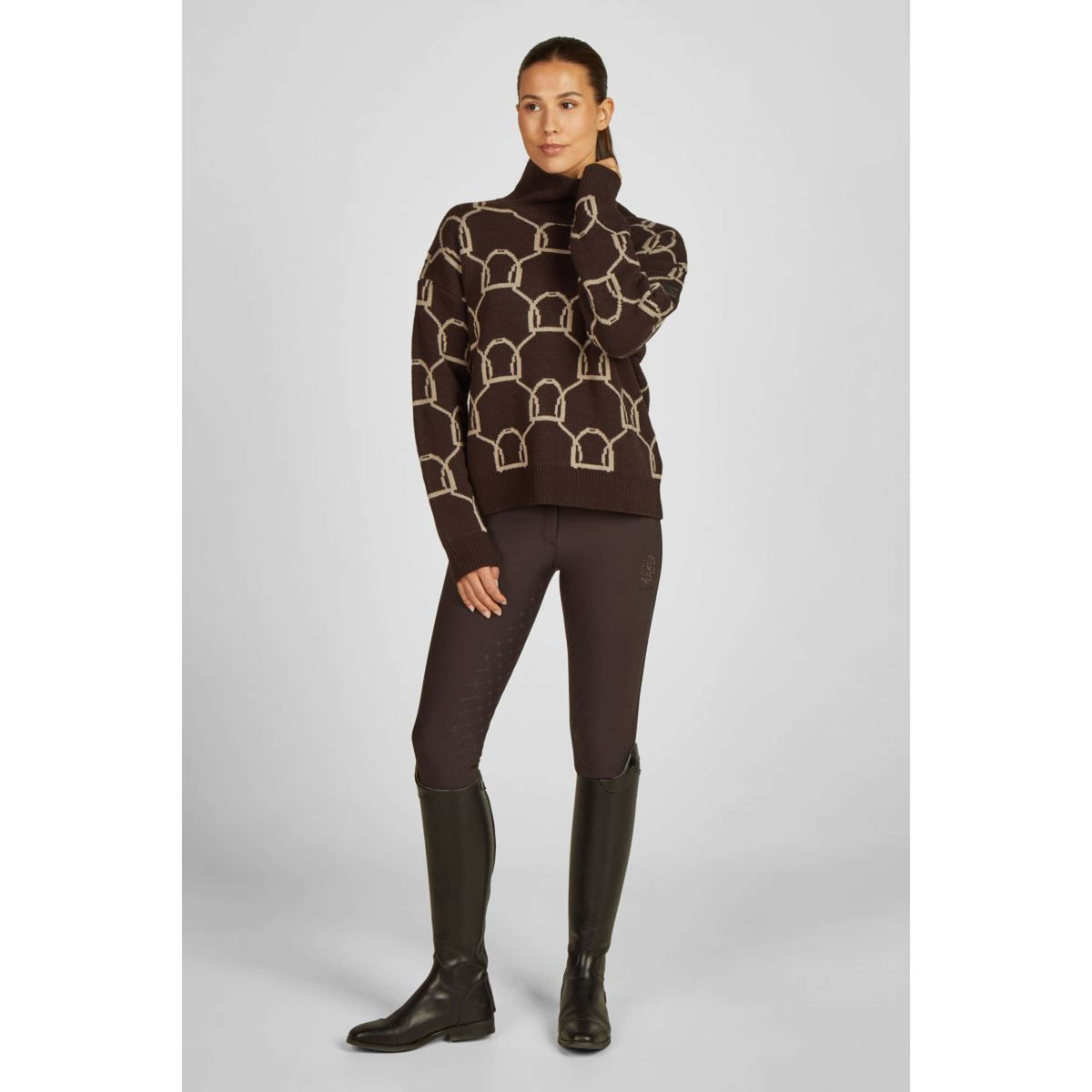 Eskadron Maglione Heritage Black Truffle/Beige