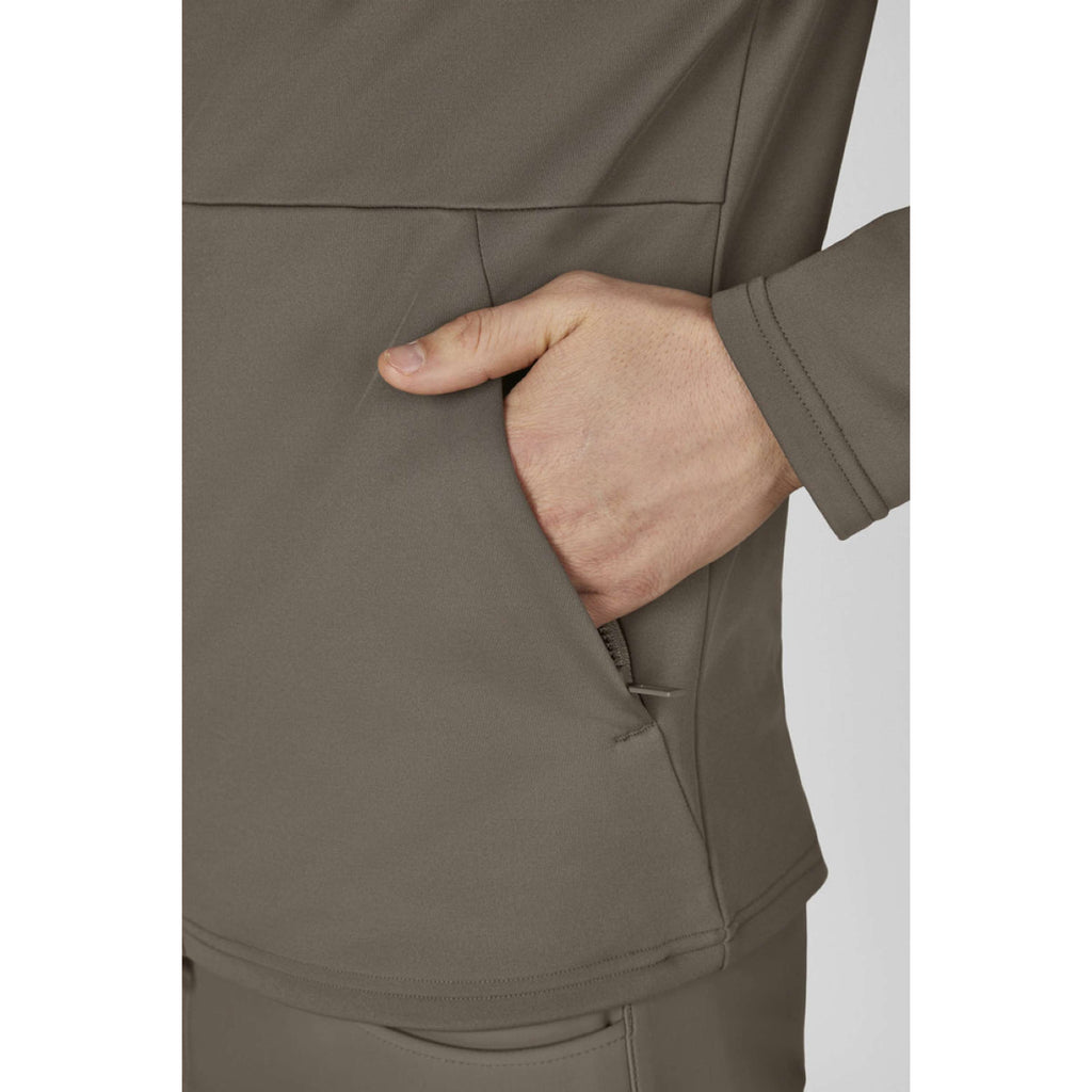 Eskadron Felpa con cappuccio e zip Dynamics Uomini Powdertaupe