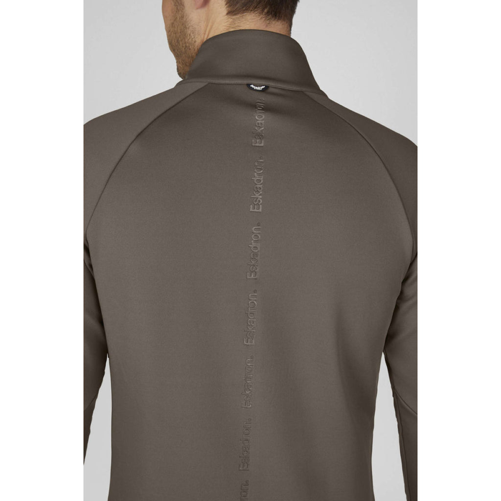 Eskadron Felpa con cappuccio e zip Dynamics Uomini Powdertaupe