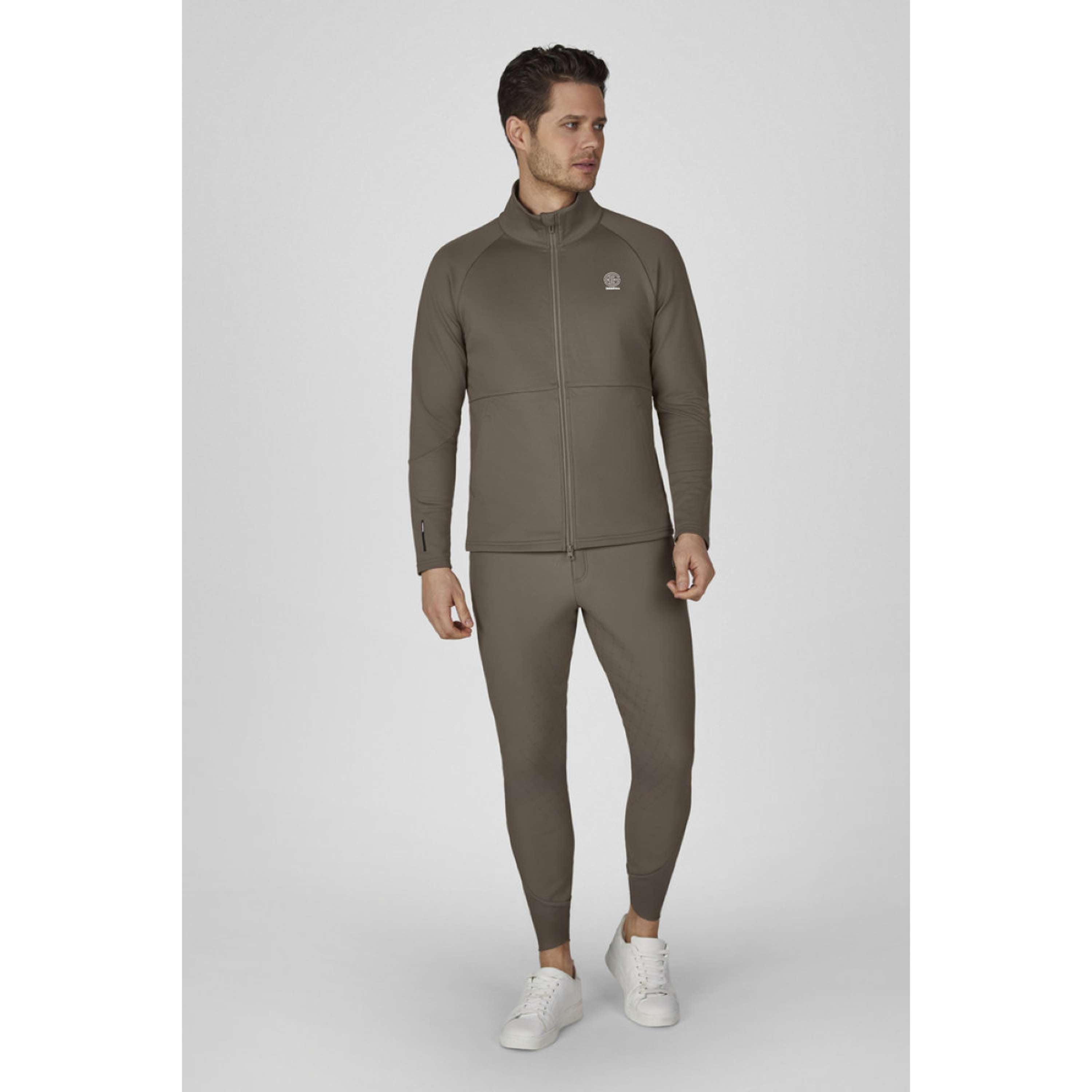 Eskadron Felpa con cappuccio e zip Dynamics Uomini Powdertaupe