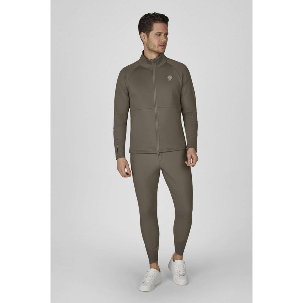 Eskadron Felpa con cappuccio e zip Dynamics Uomini Powdertaupe