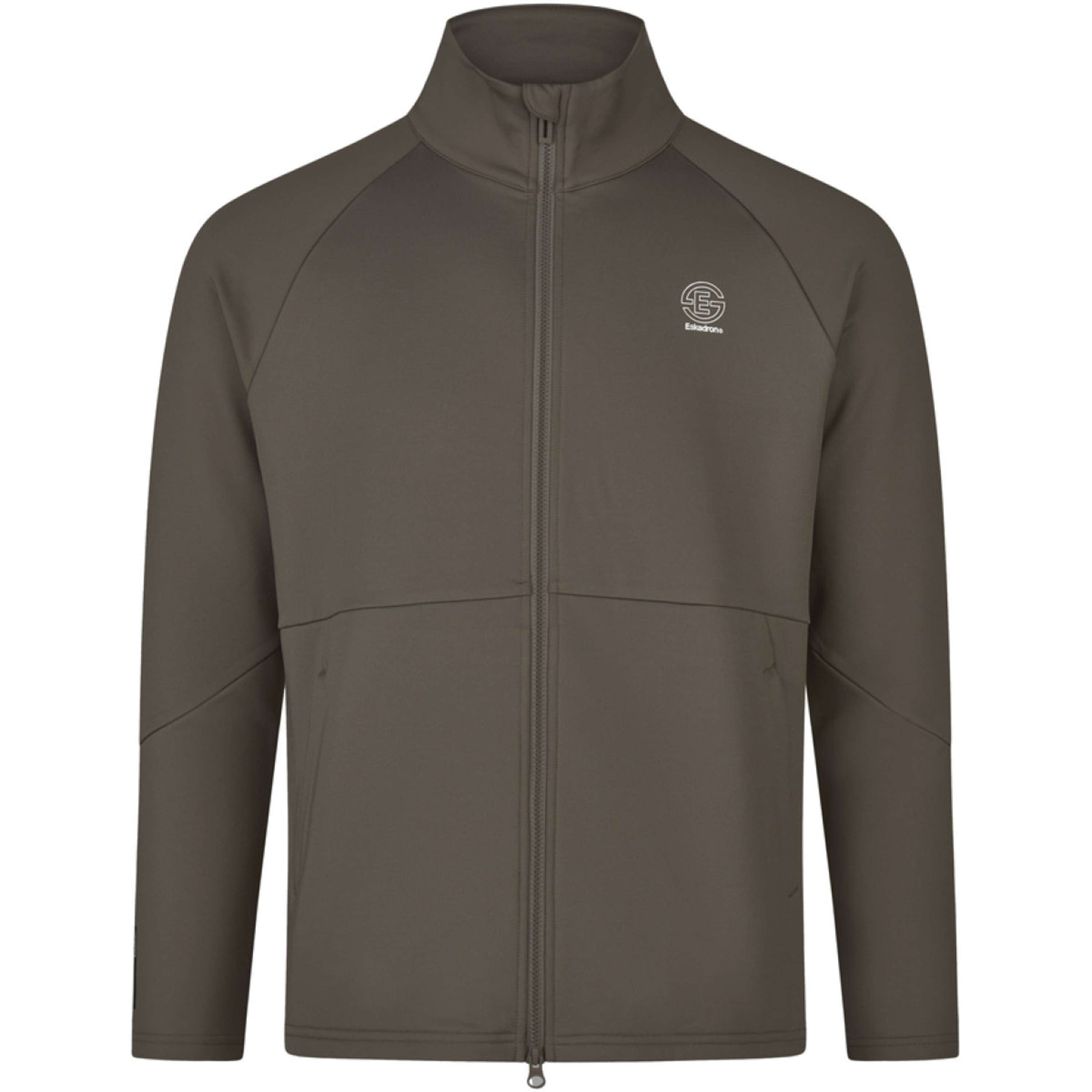 Eskadron Felpa con cappuccio e zip Dynamics Uomini Powdertaupe