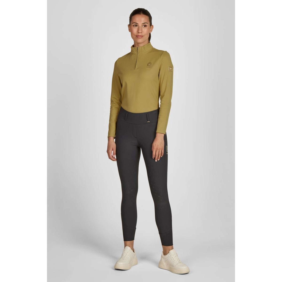 Eskadron Leggings da Equitazione Heritage Pro Full Grip Navy