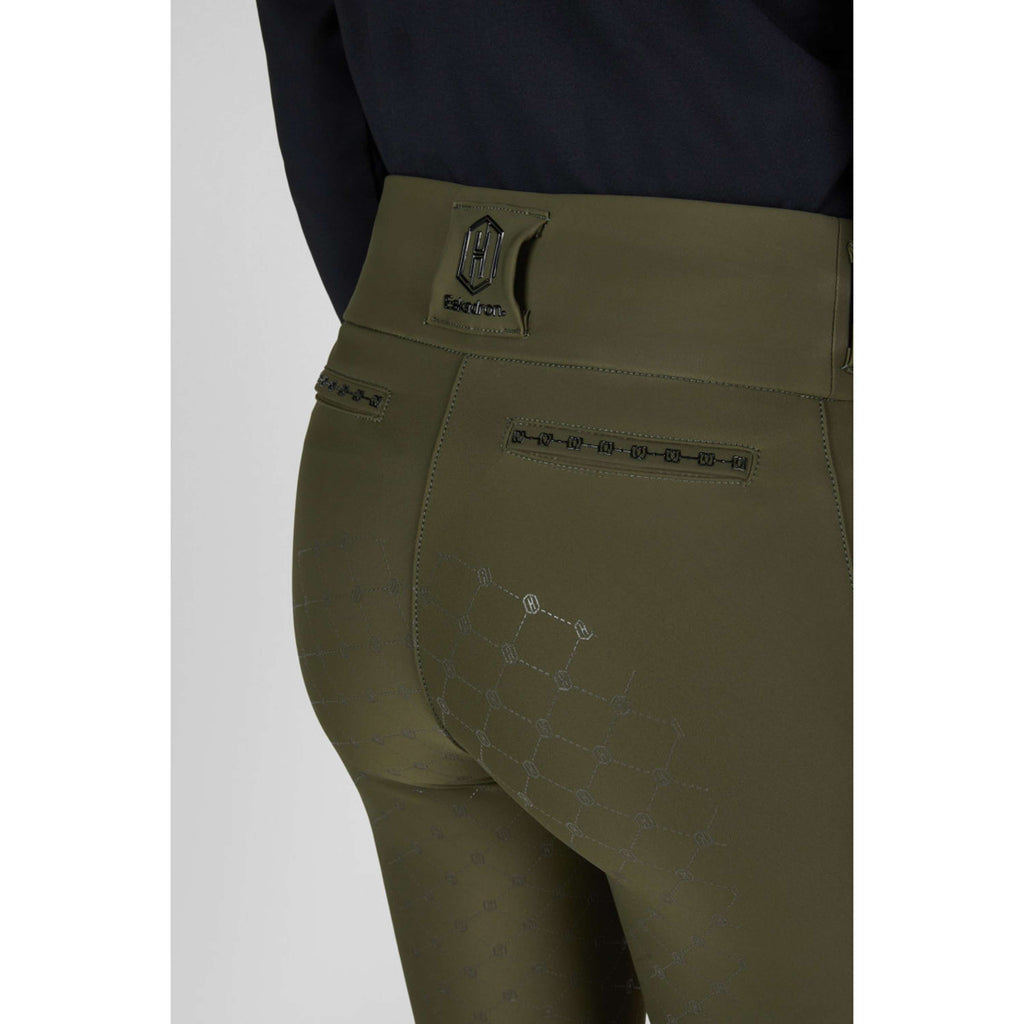 Eskadron Leggings da Equitazione Heritage Pro Full Grip Deep Moss