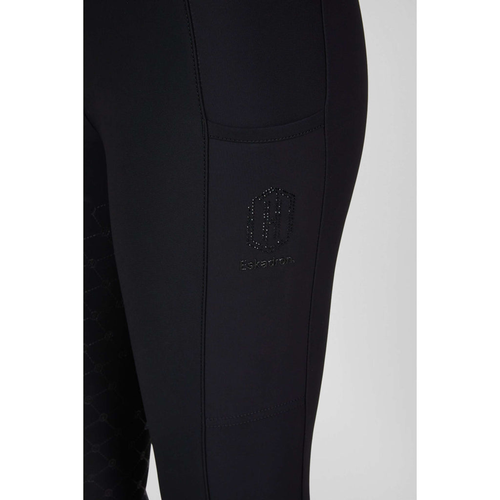 Eskadron Leggings da Equitazione Heritage Pro Full Grip Nero