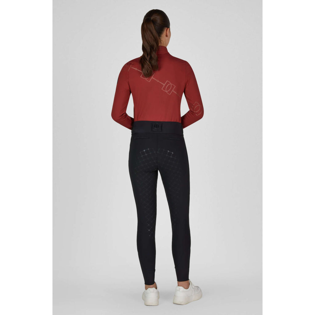 Eskadron Leggings da Equitazione Heritage Pro Full Grip Nero