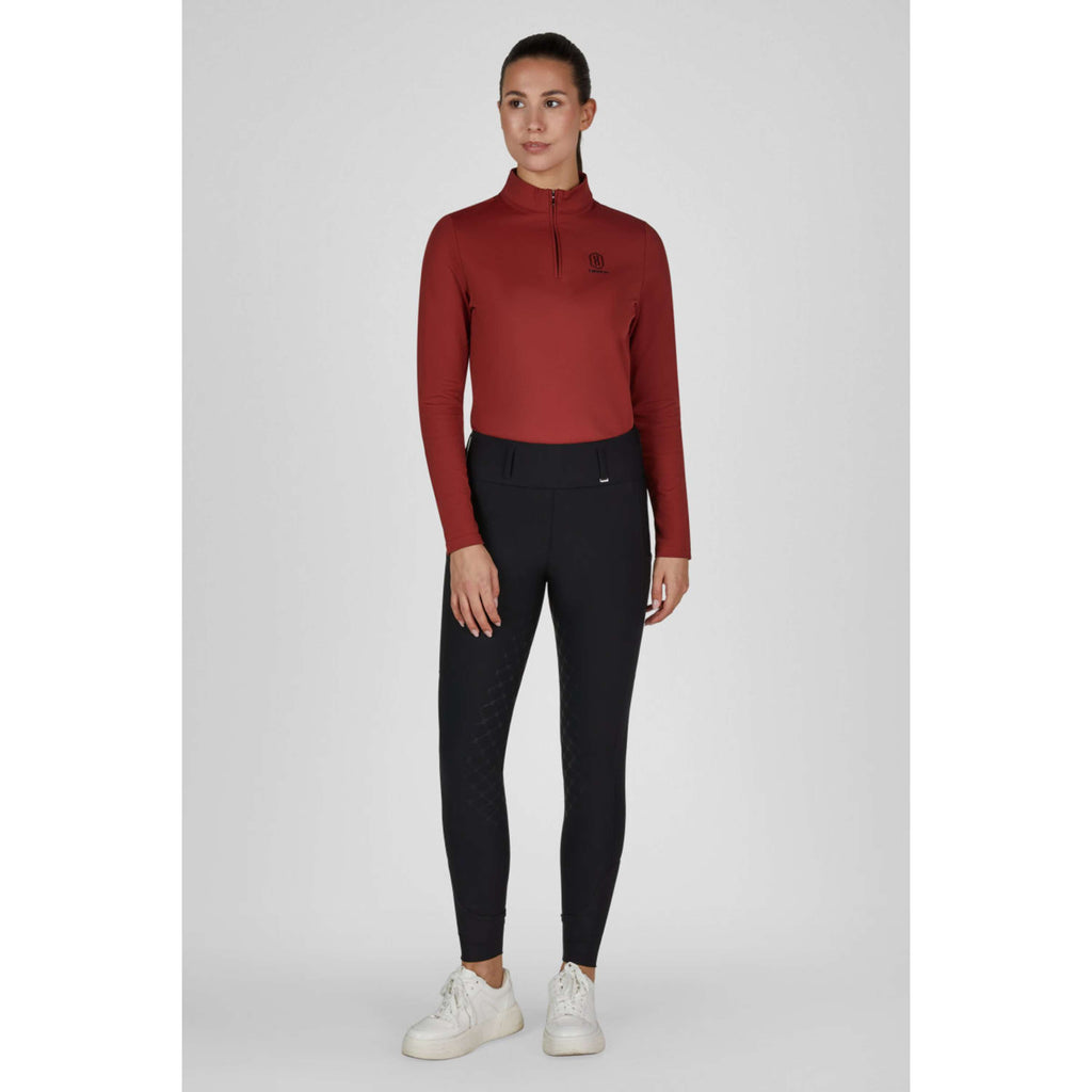 Eskadron Leggings da Equitazione Heritage Pro Full Grip Nero