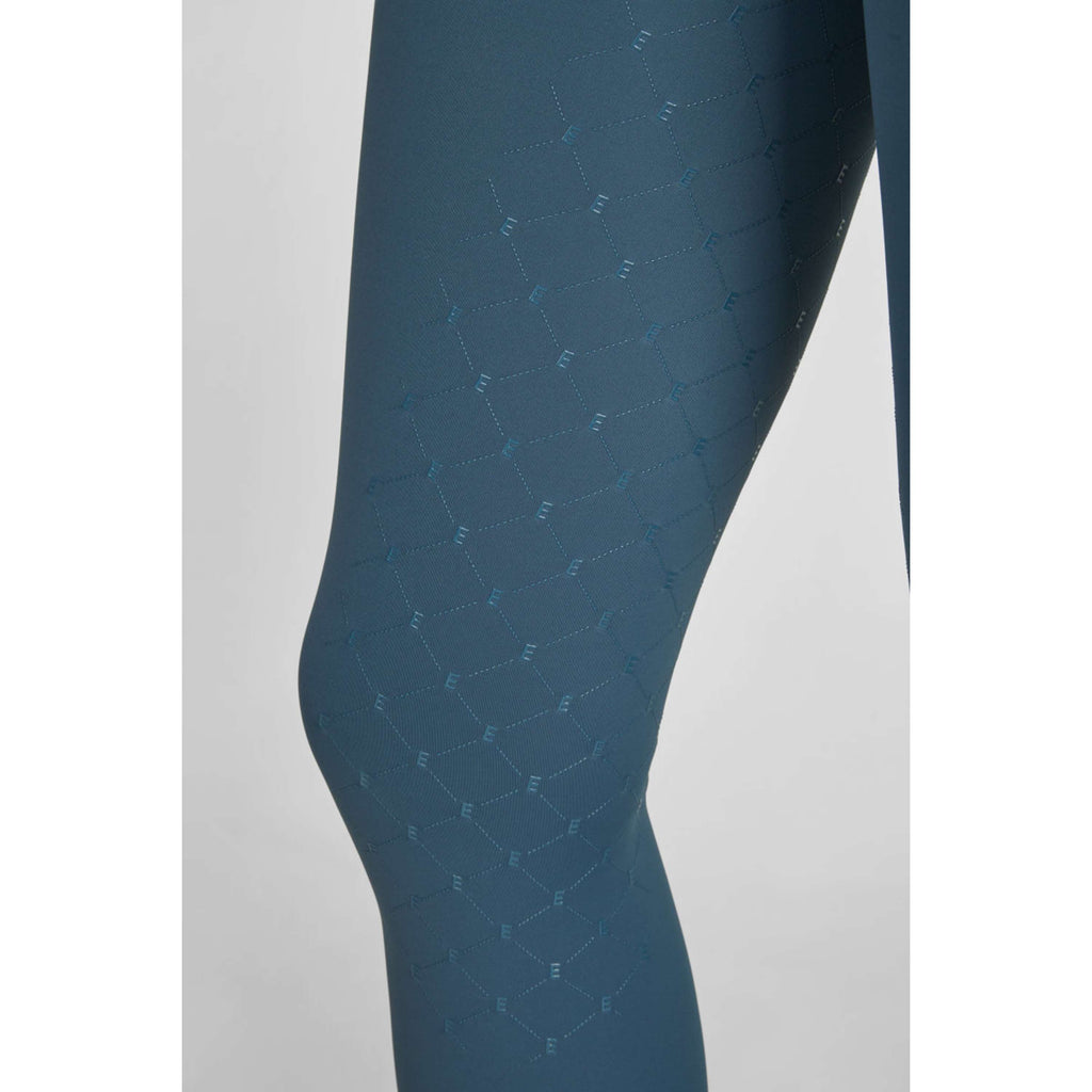 Eskadron Leggings da Equitazione Classic Sports Flex Full Grip Ocean