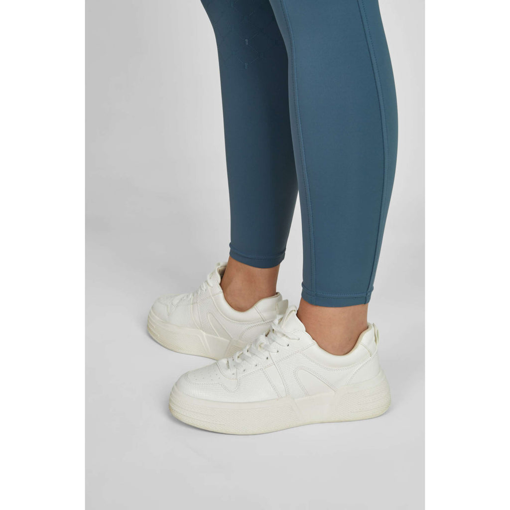 Eskadron Leggings da Equitazione Classic Sports Flex Full Grip Ocean