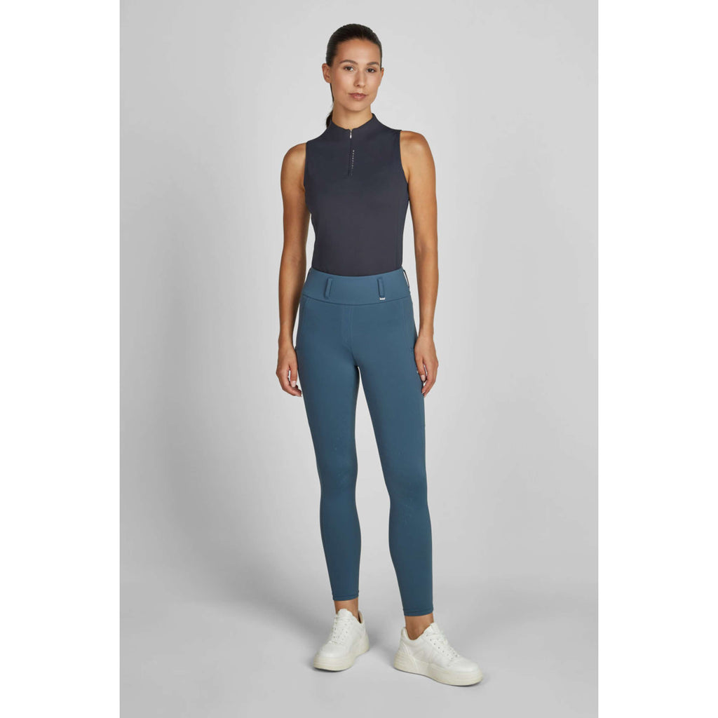 Eskadron Leggings da Equitazione Classic Sports Flex Full Grip Ocean