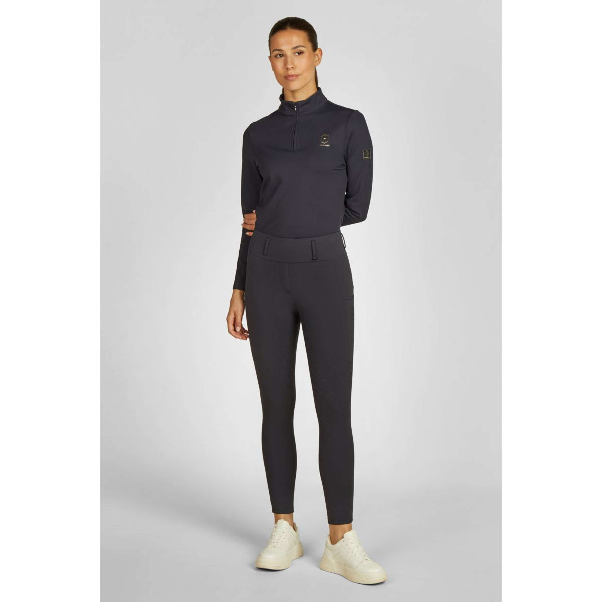 Eskadron Leggings da Equitazione Heritage Cosy Full Grip Navy