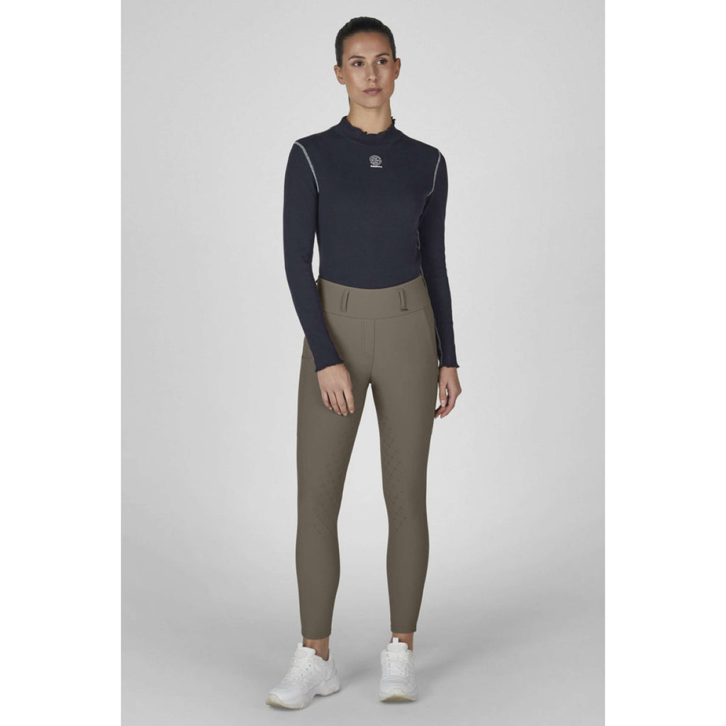 Eskadron Leggings da Equitazione Dynamics Cosy Full Grip Powdertaupe