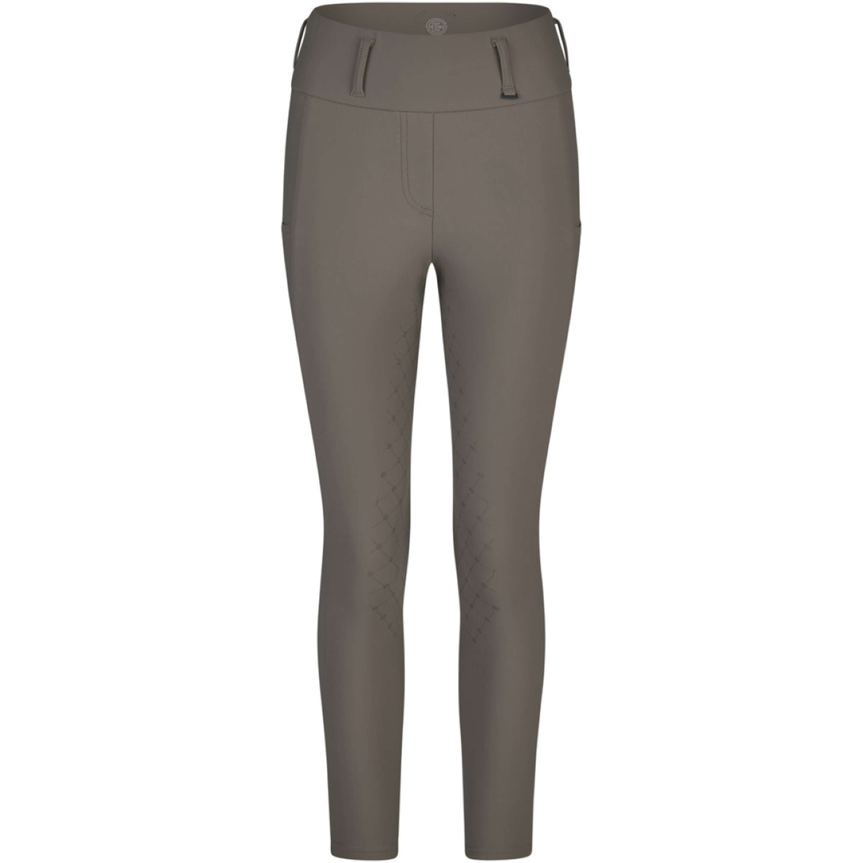 Eskadron Leggings da Equitazione Dynamics Cosy Full Grip Powdertaupe
