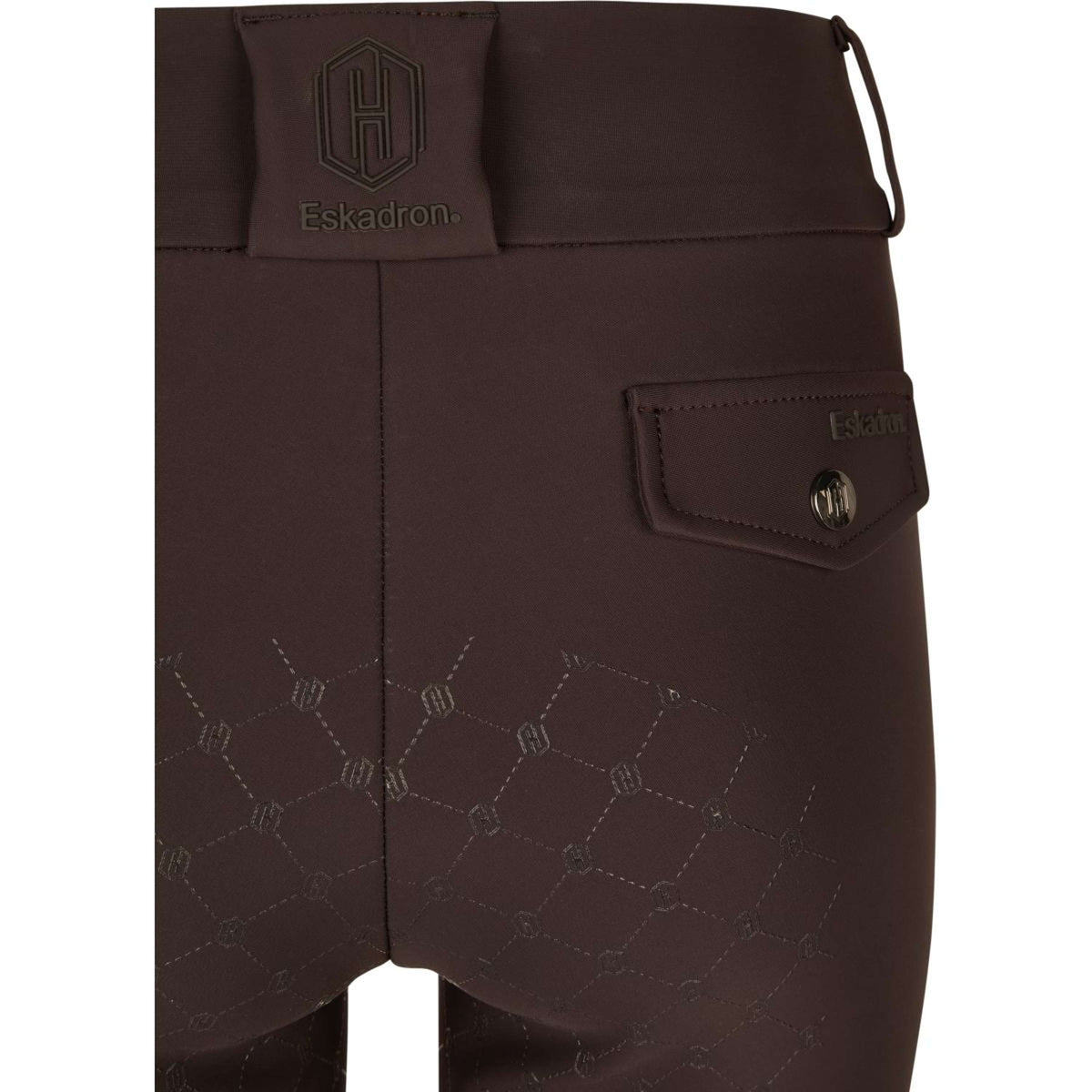 Eskadron Pantaloni da Equitazione Heritage Full Grip Black Truffle
