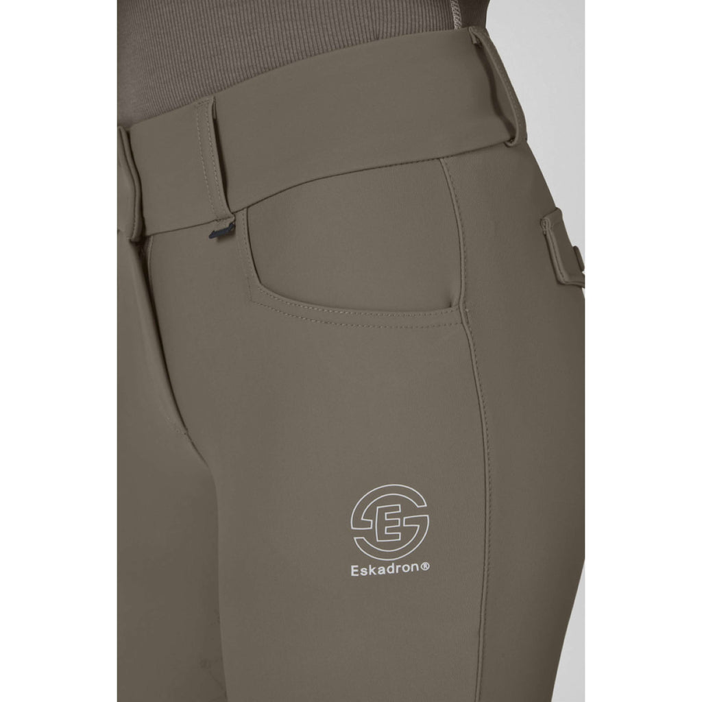 Eskadron Pantaloni da Equitazione Dynamics Full Grip Powdertaupe