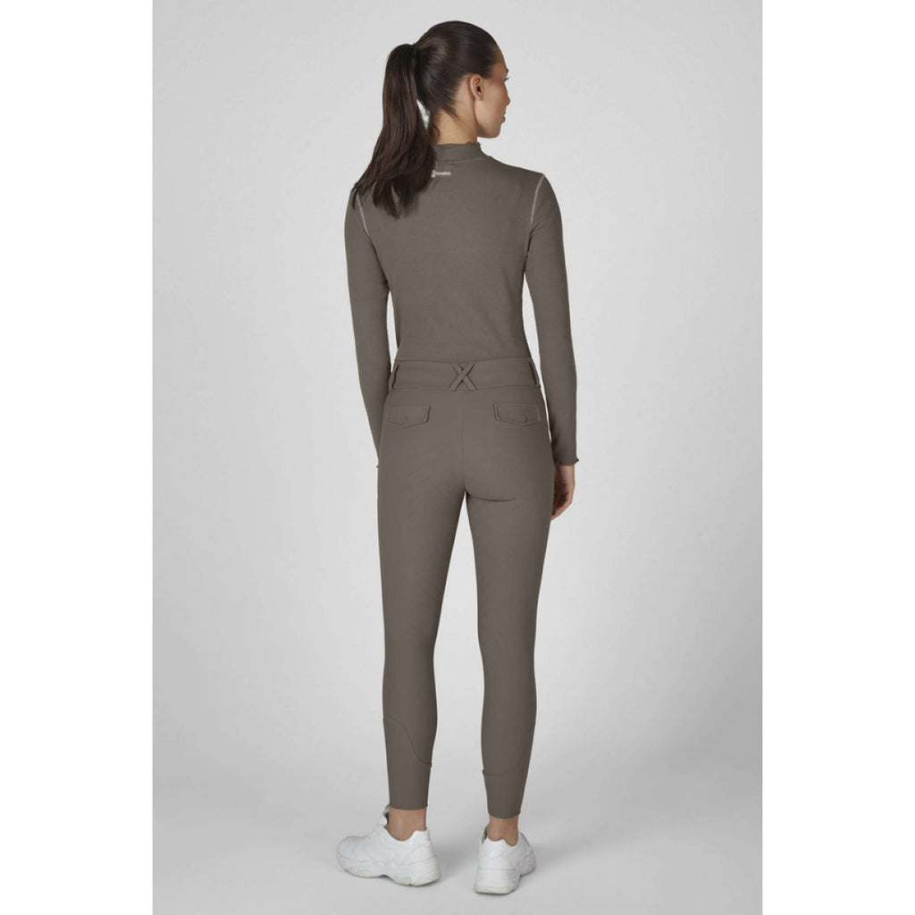 Eskadron Pantaloni da Equitazione Dynamics Full Grip Powdertaupe