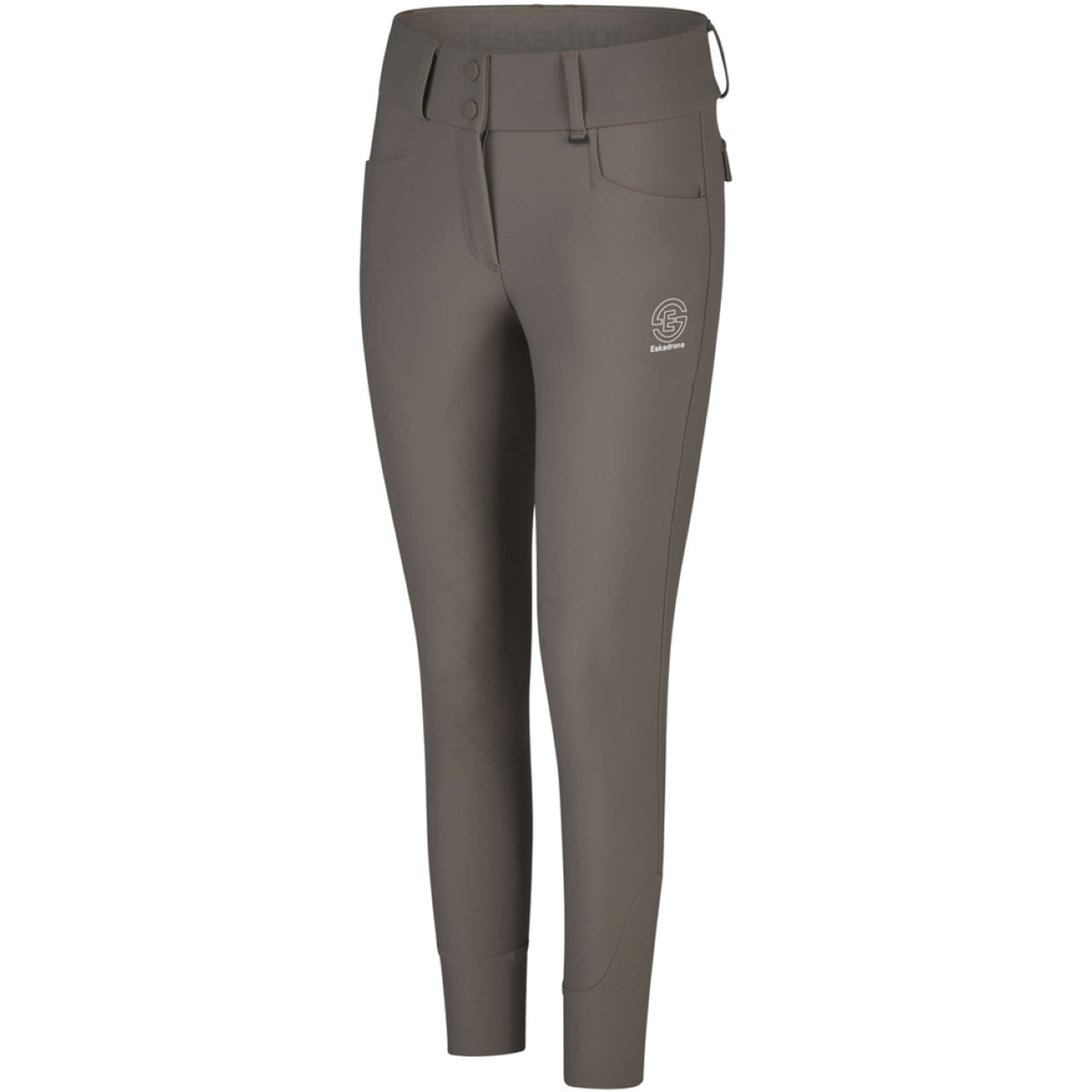 Eskadron Pantaloni da Equitazione Dynamics Full Grip Powdertaupe