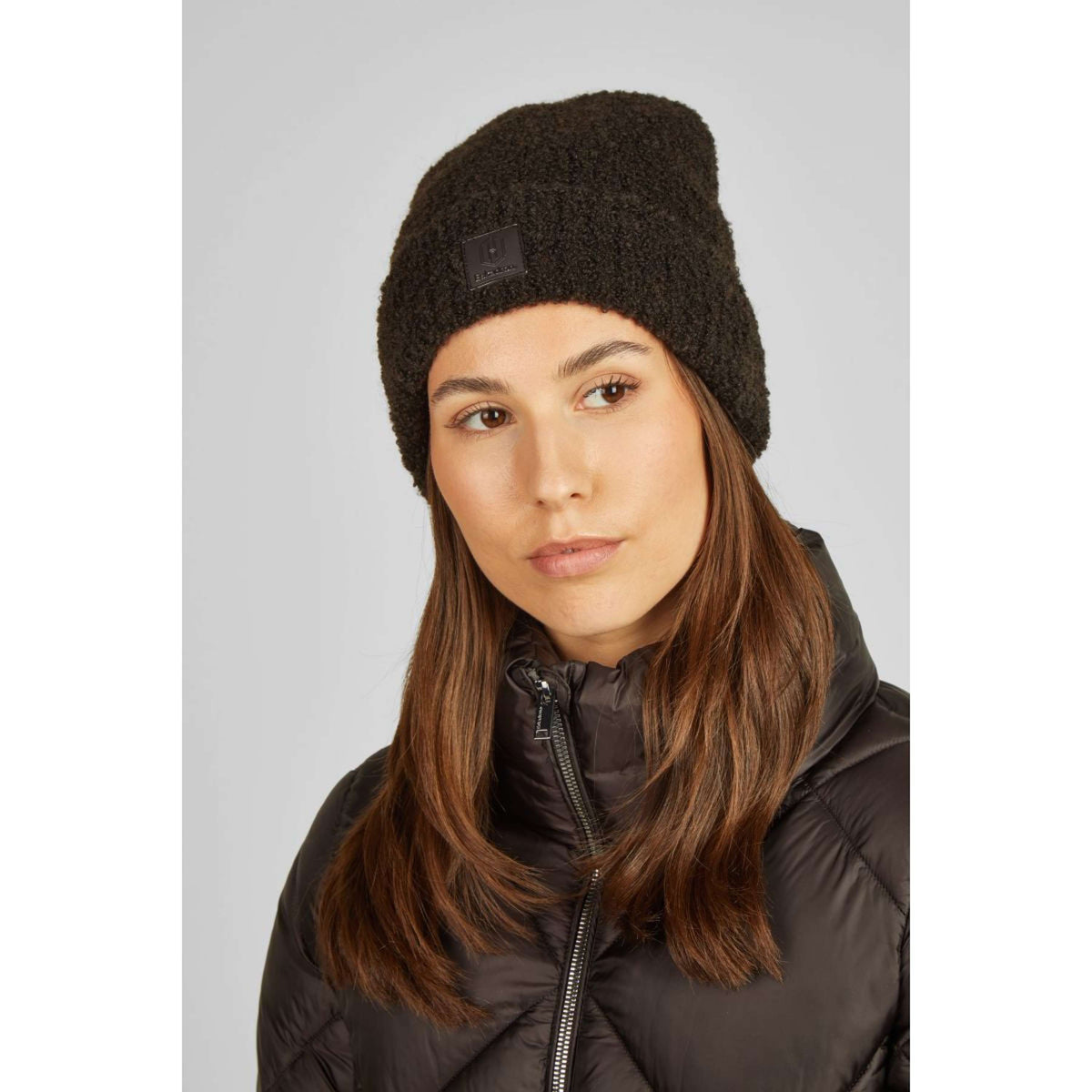 Eskadron Berretto Heritage Bouclé Black Truffle