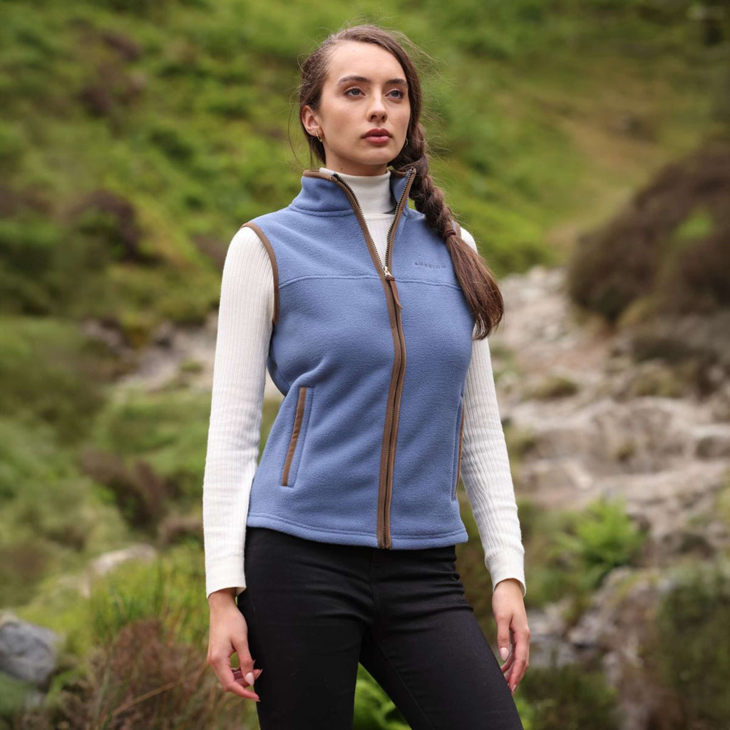 Aubrion by Shires Gilet Original Fleece Blu