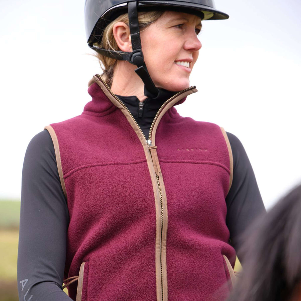 Aubrion by Shires Gilet Original Fleece Maroon