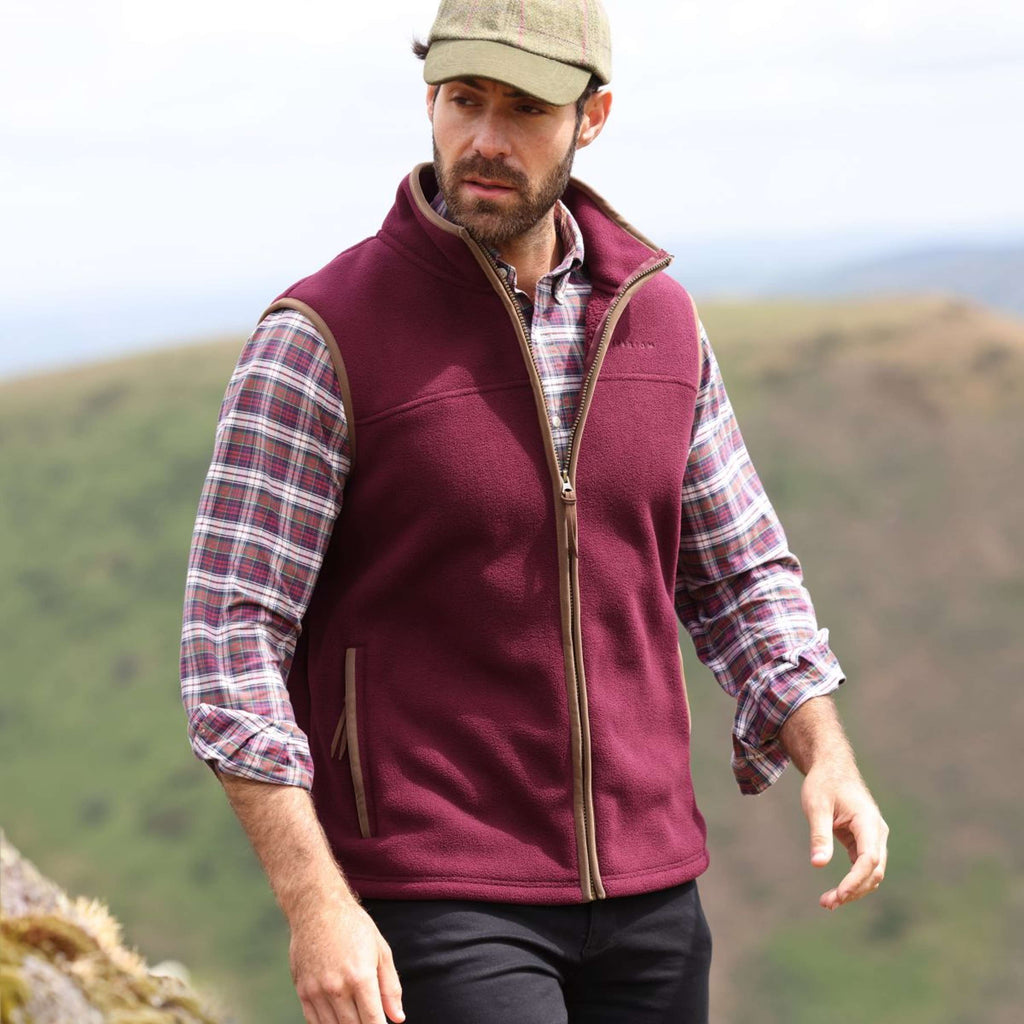 Aubrion by Shires Gilet Original Fleece Maroon