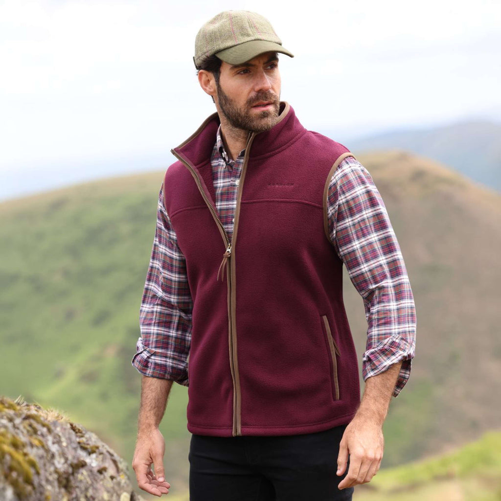 Aubrion by Shires Gilet Original Fleece Maroon