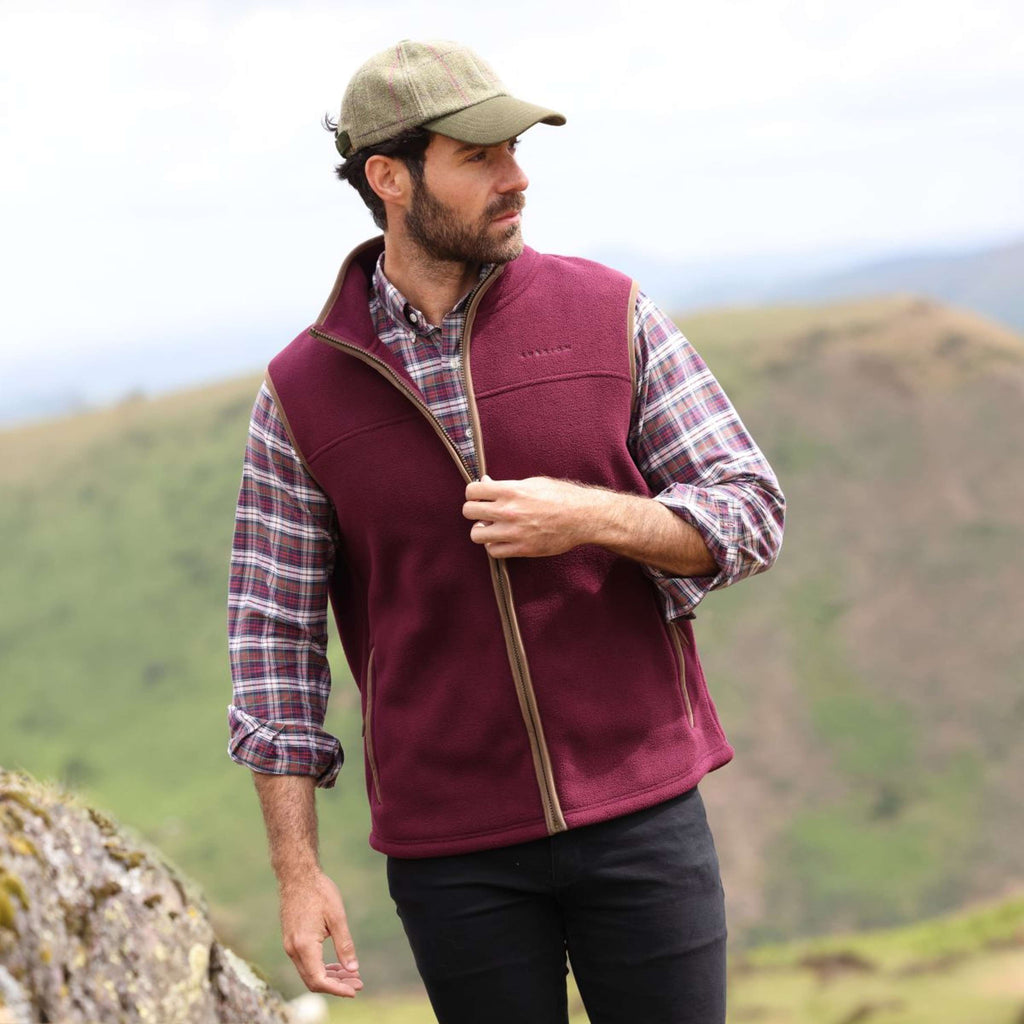 Aubrion by Shires Gilet Original Fleece Maroon