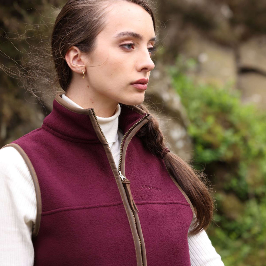 Aubrion by Shires Gilet Original Fleece Maroon