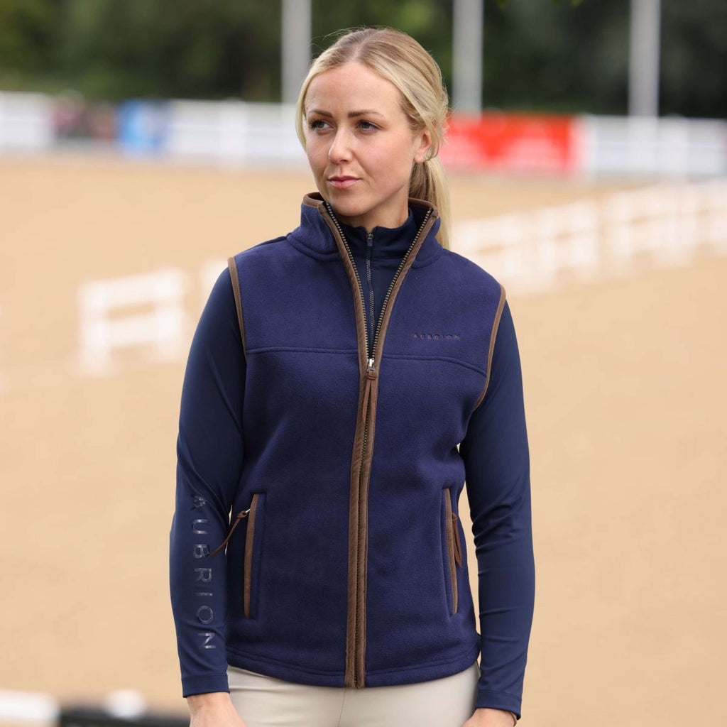 Aubrion by Shires Gilet Original Fleece Navy