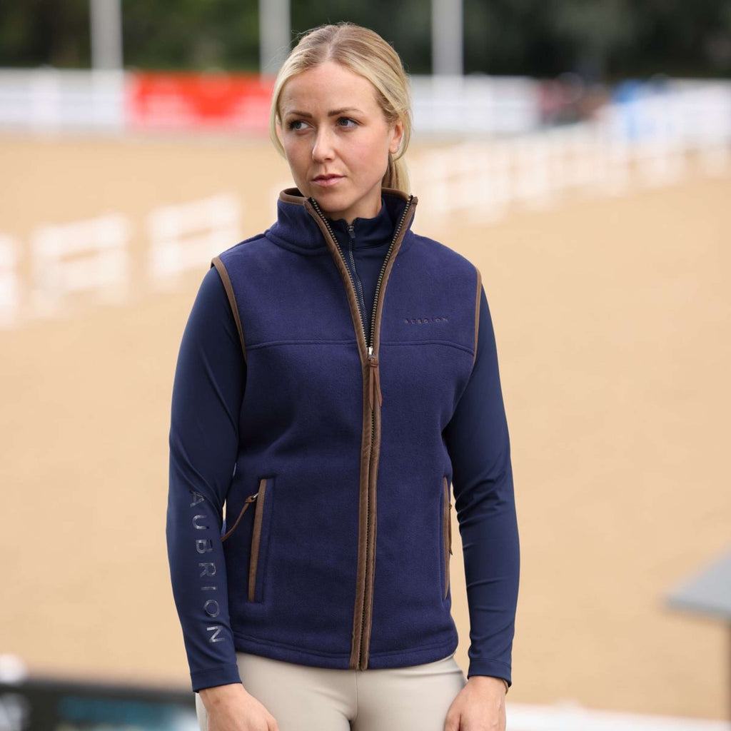 Aubrion by Shires Gilet Original Fleece Navy