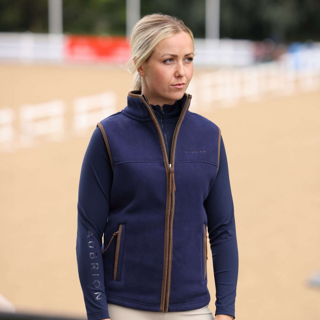 Aubrion by Shires Gilet Original Fleece Navy