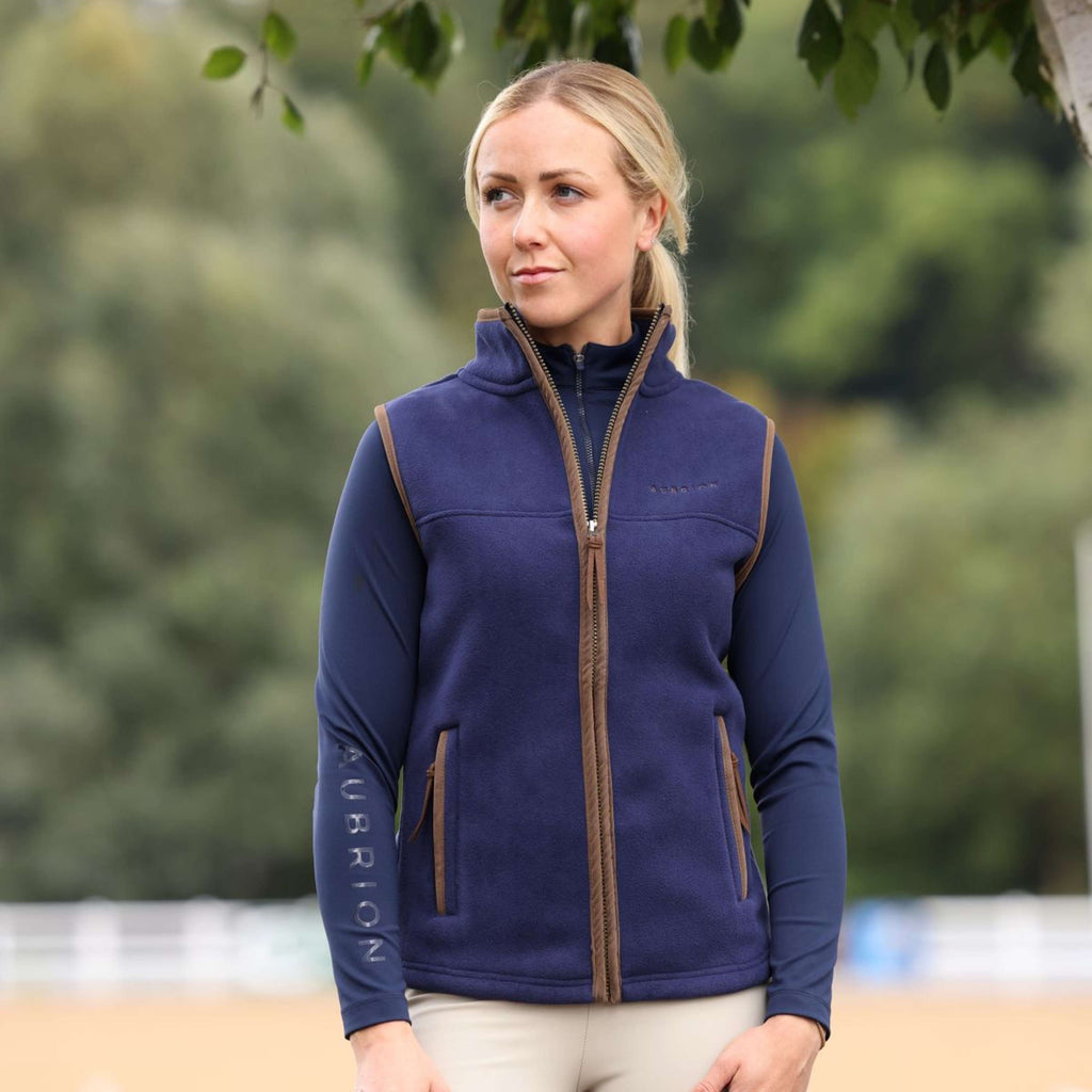 Aubrion by Shires Gilet Original Fleece Navy