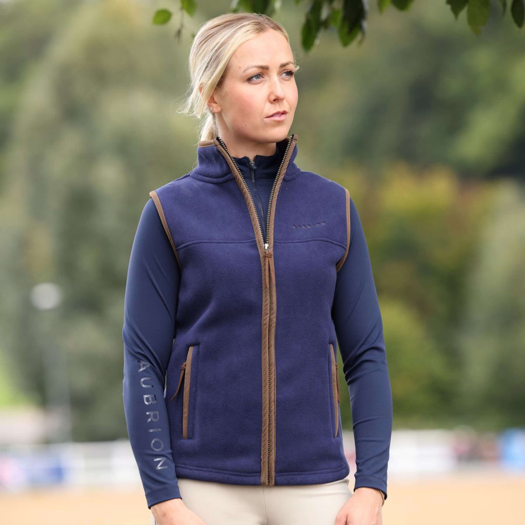 Aubrion by Shires Gilet Original Fleece Navy