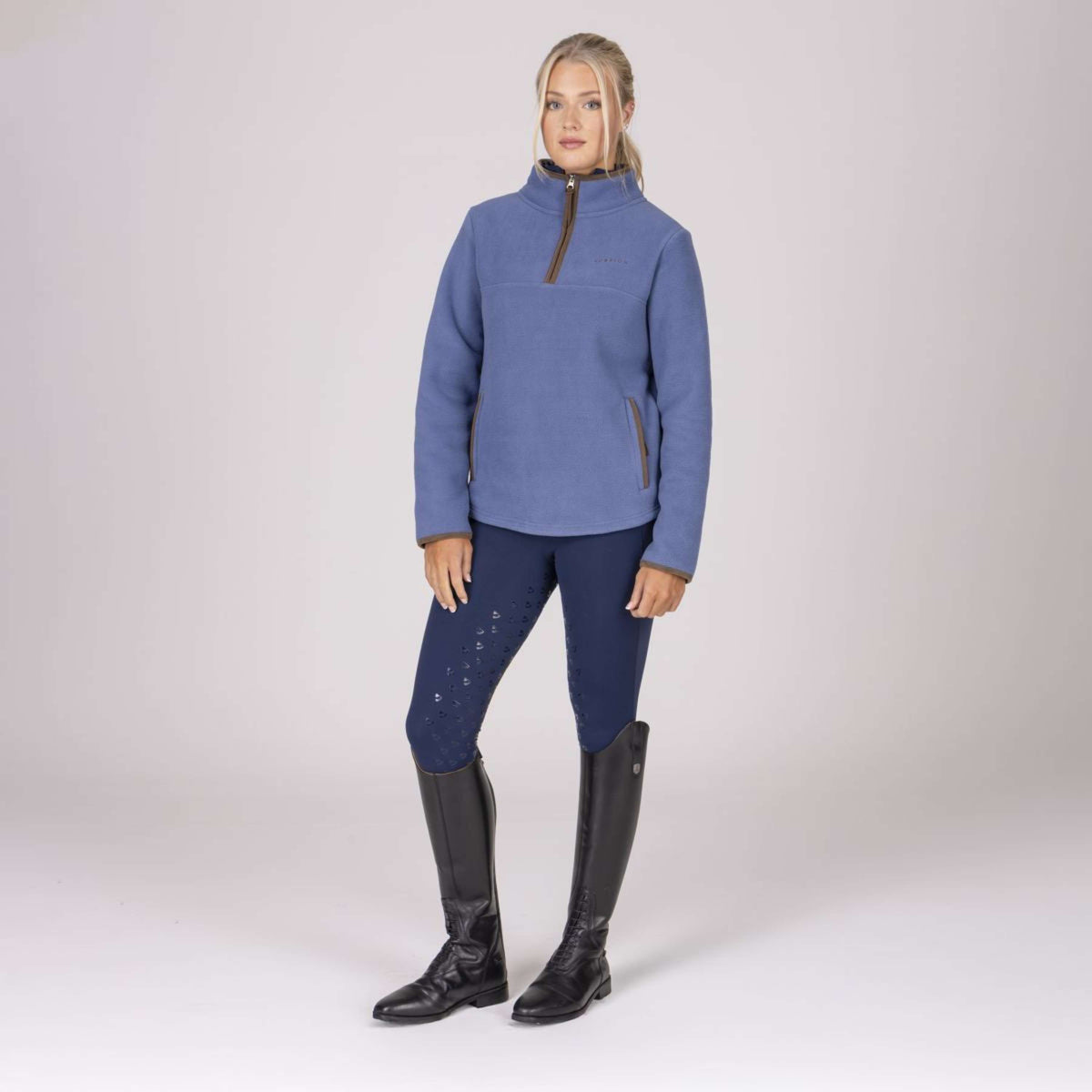 Aubrion by Shires Maglione Original Fleece Blu