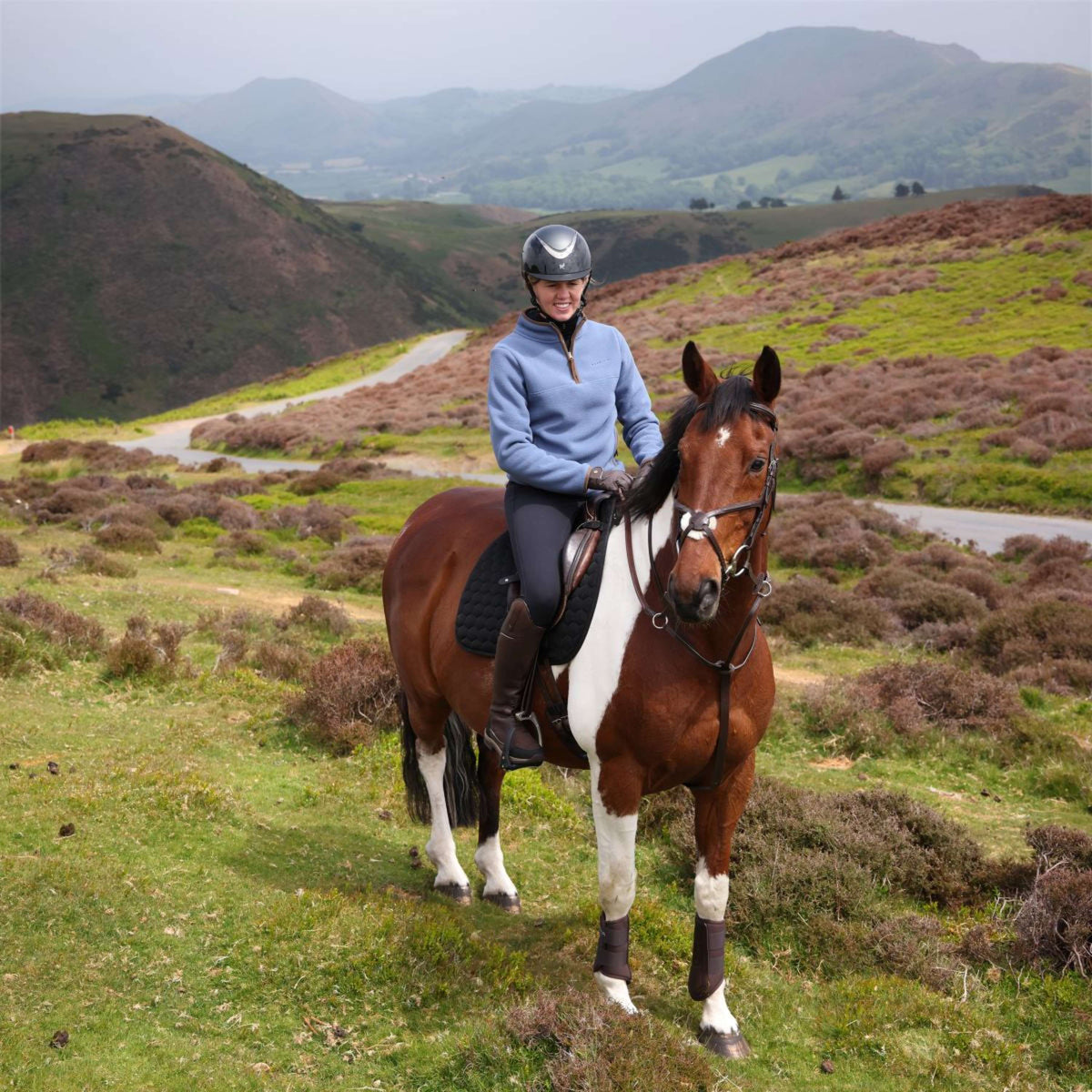 Aubrion by Shires Maglione Original Fleece Blu