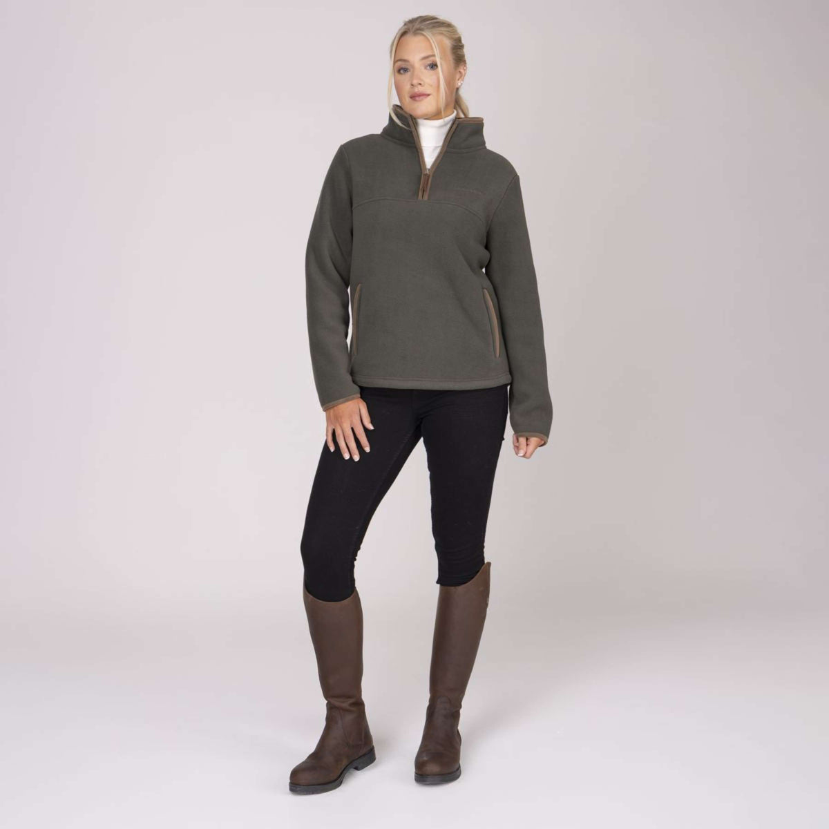 Aubrion by Shires Maglione Original Fleece Verde