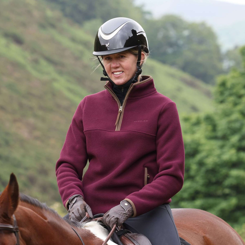 Aubrion by Shires Maglione Original Fleece Maroon
